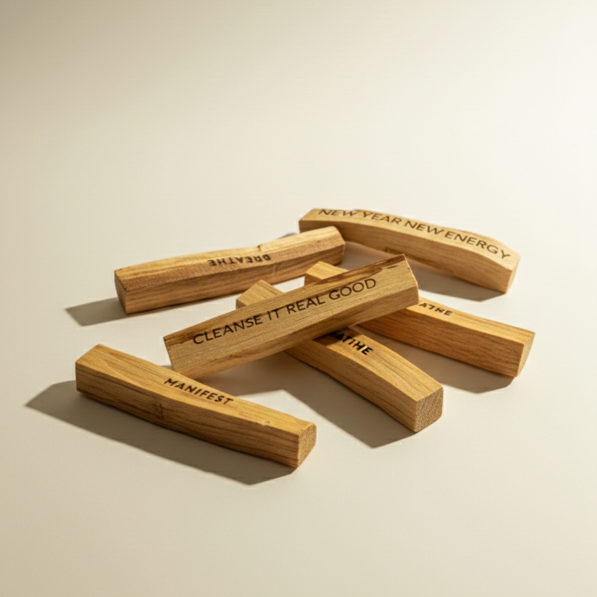 Palo Santo graviert