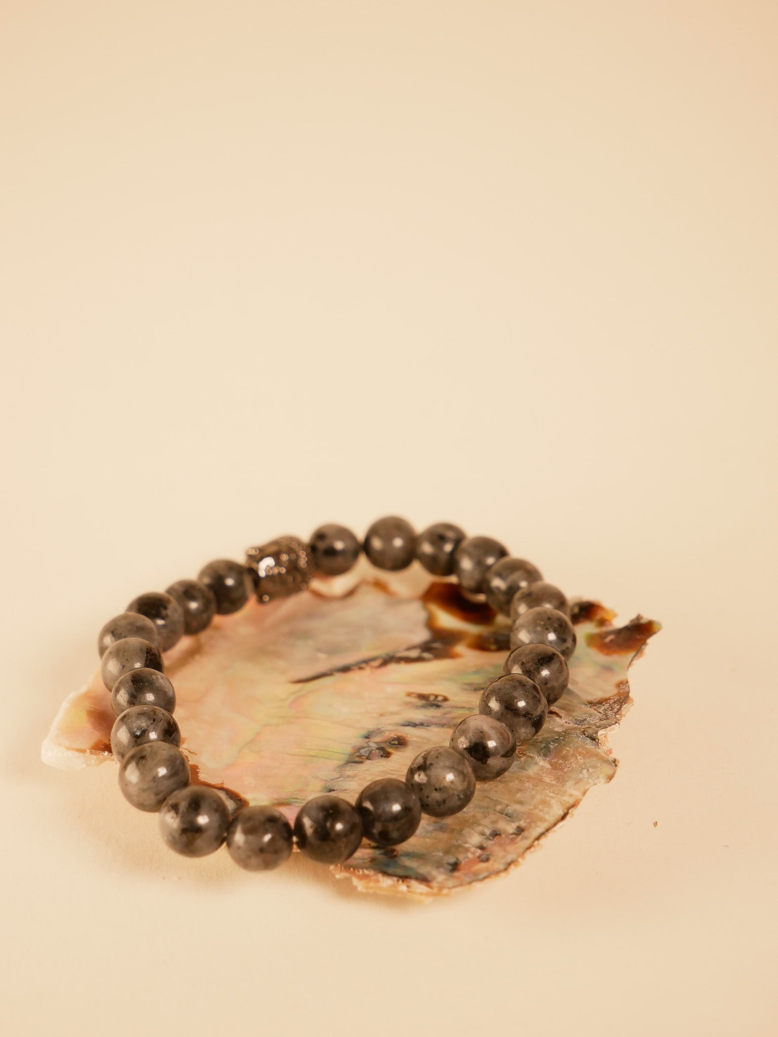 Labradorit Buddha Armband