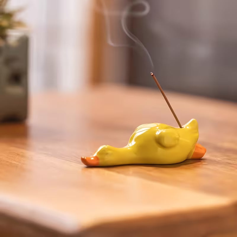 Ente Räucherstäbchenhalter