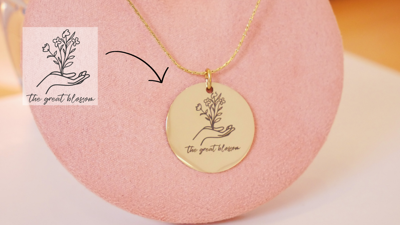 Halskette mit Gravur groß