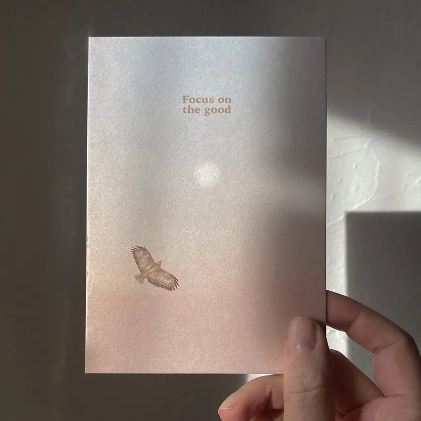 "Focus on the good" Karte