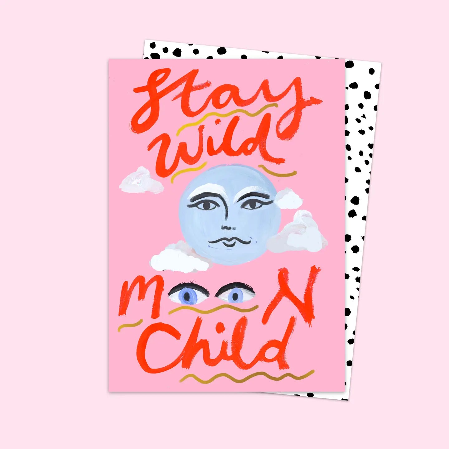 "Moon Child" Grußkarte