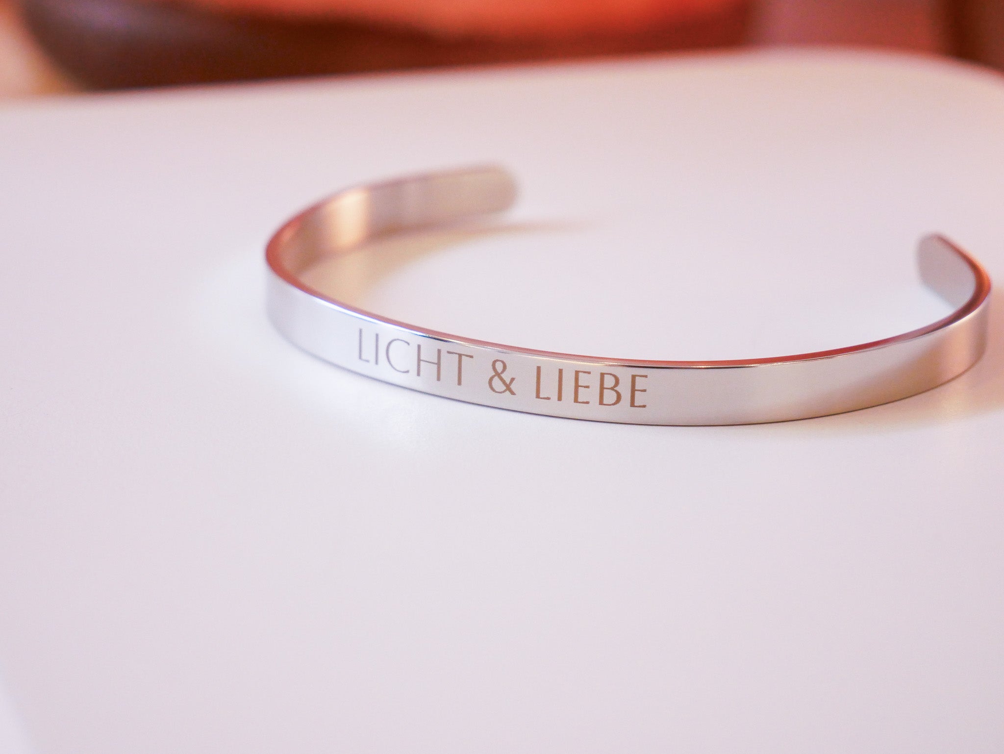 Armreif Gravur silber