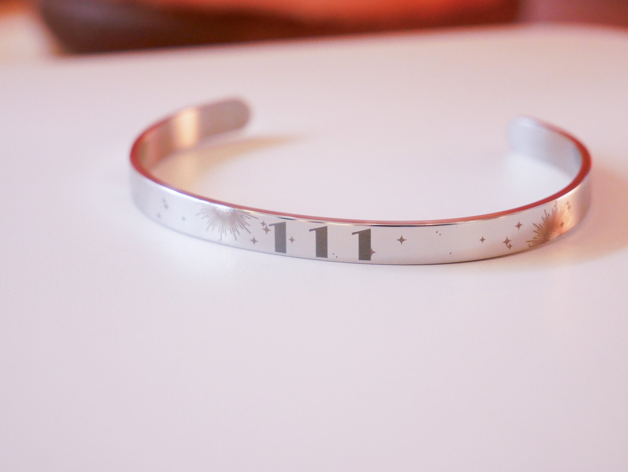 Armreif Gravur silber