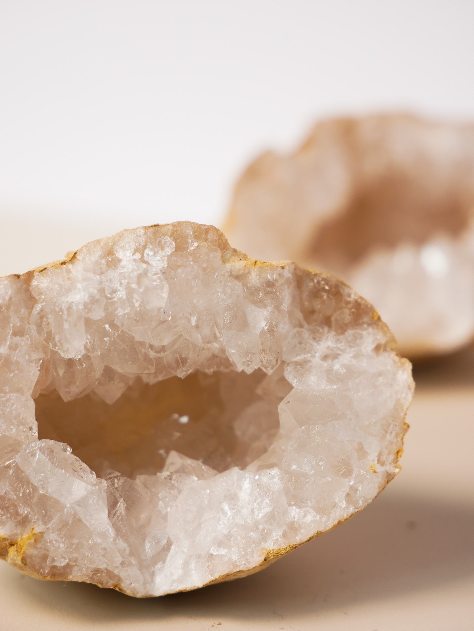 Glücksgeode Bergkristall klein