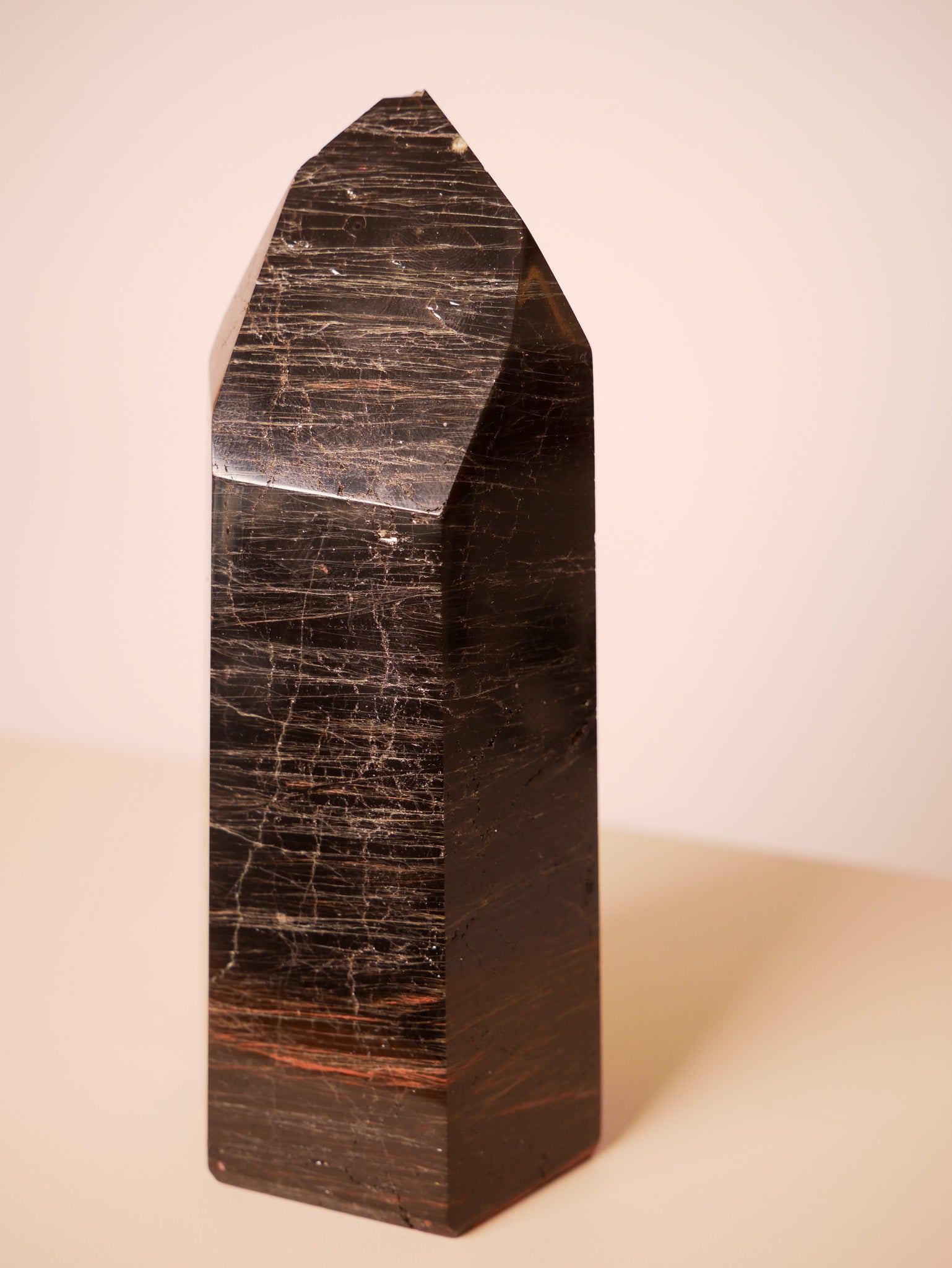 Schwarzer Turmalin (Schörl) Spitze XL - Einzelstück