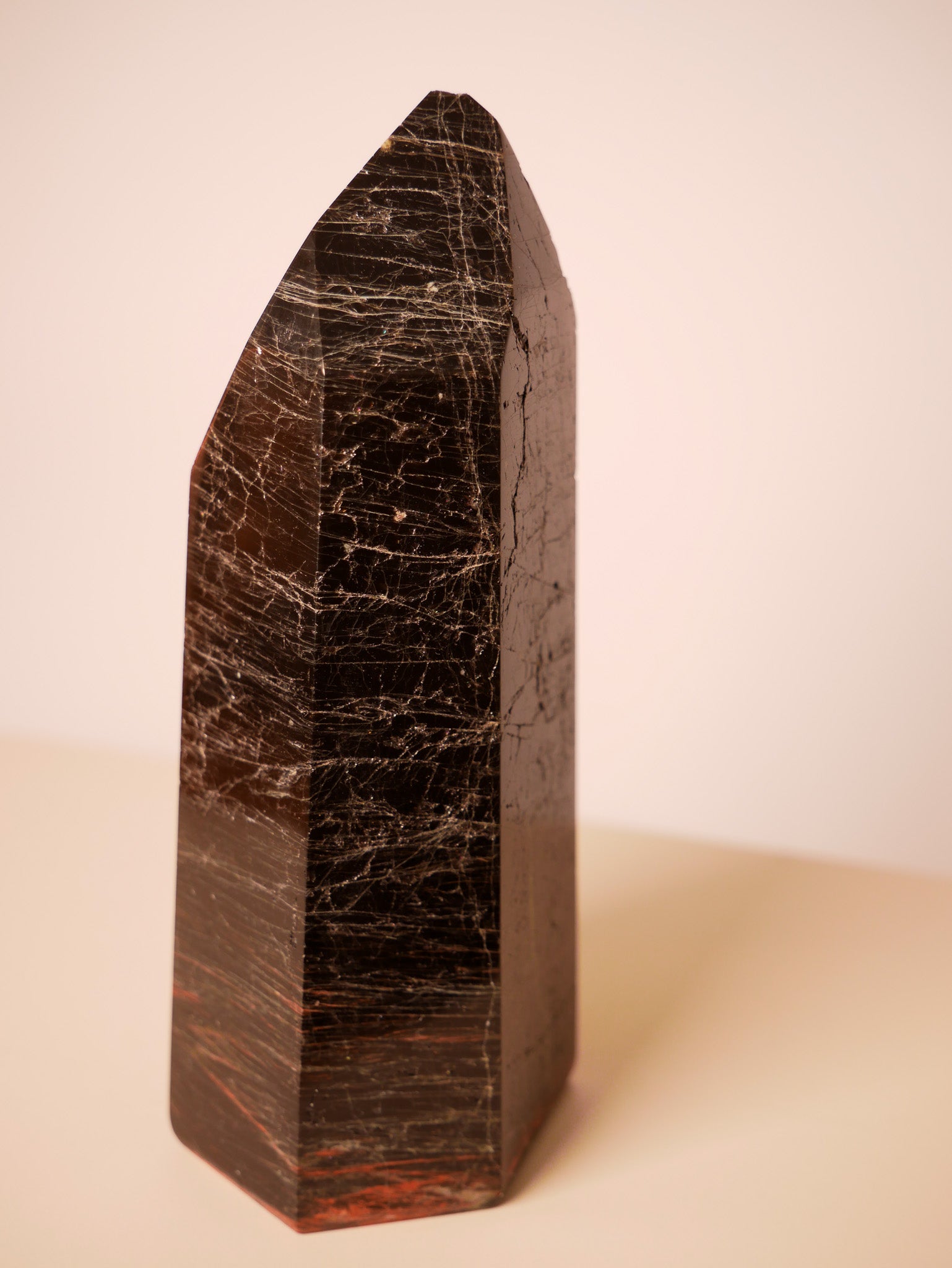 Schwarzer Turmalin (Schörl) Spitze XL - Einzelstück
