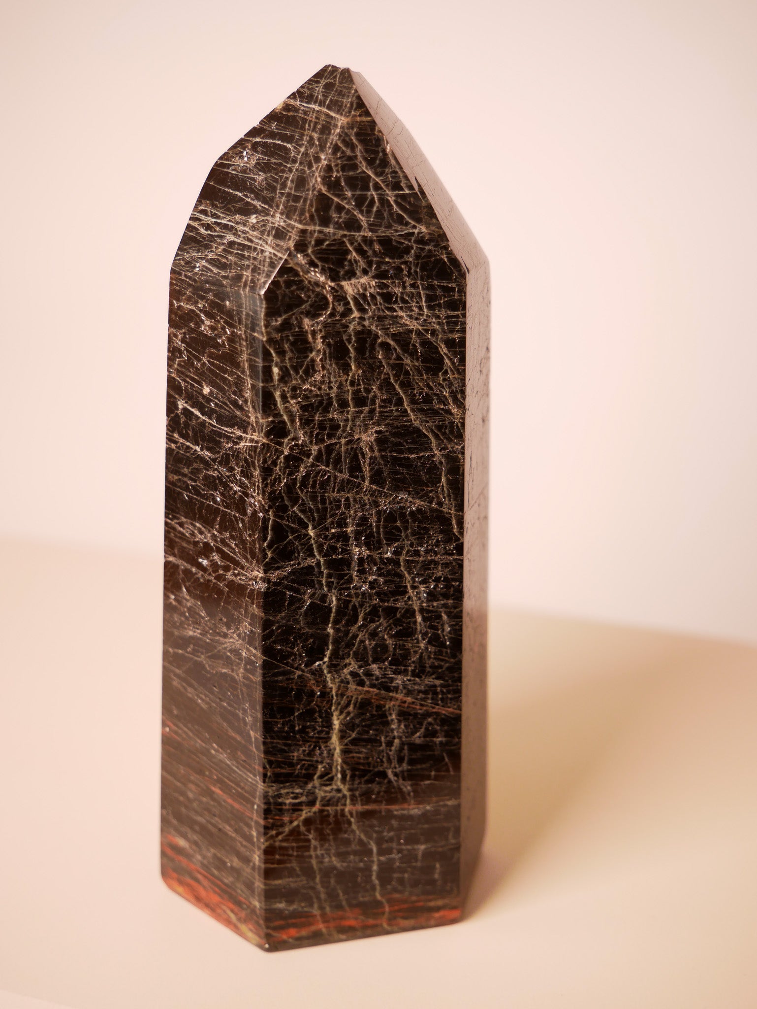 Schwarzer Turmalin (Schörl) Spitze XL - Einzelstück