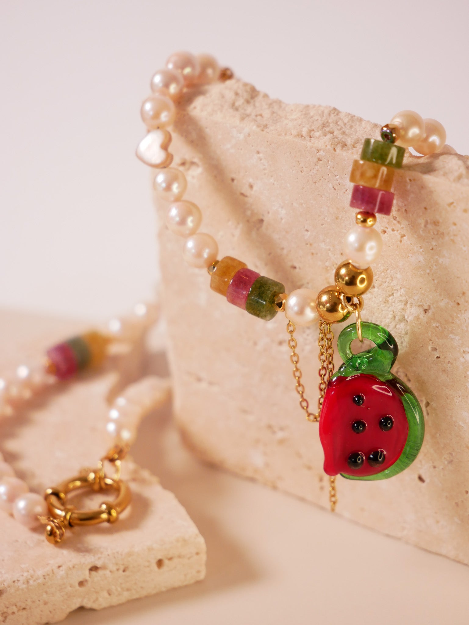 "Summer Melon" Perlenkette