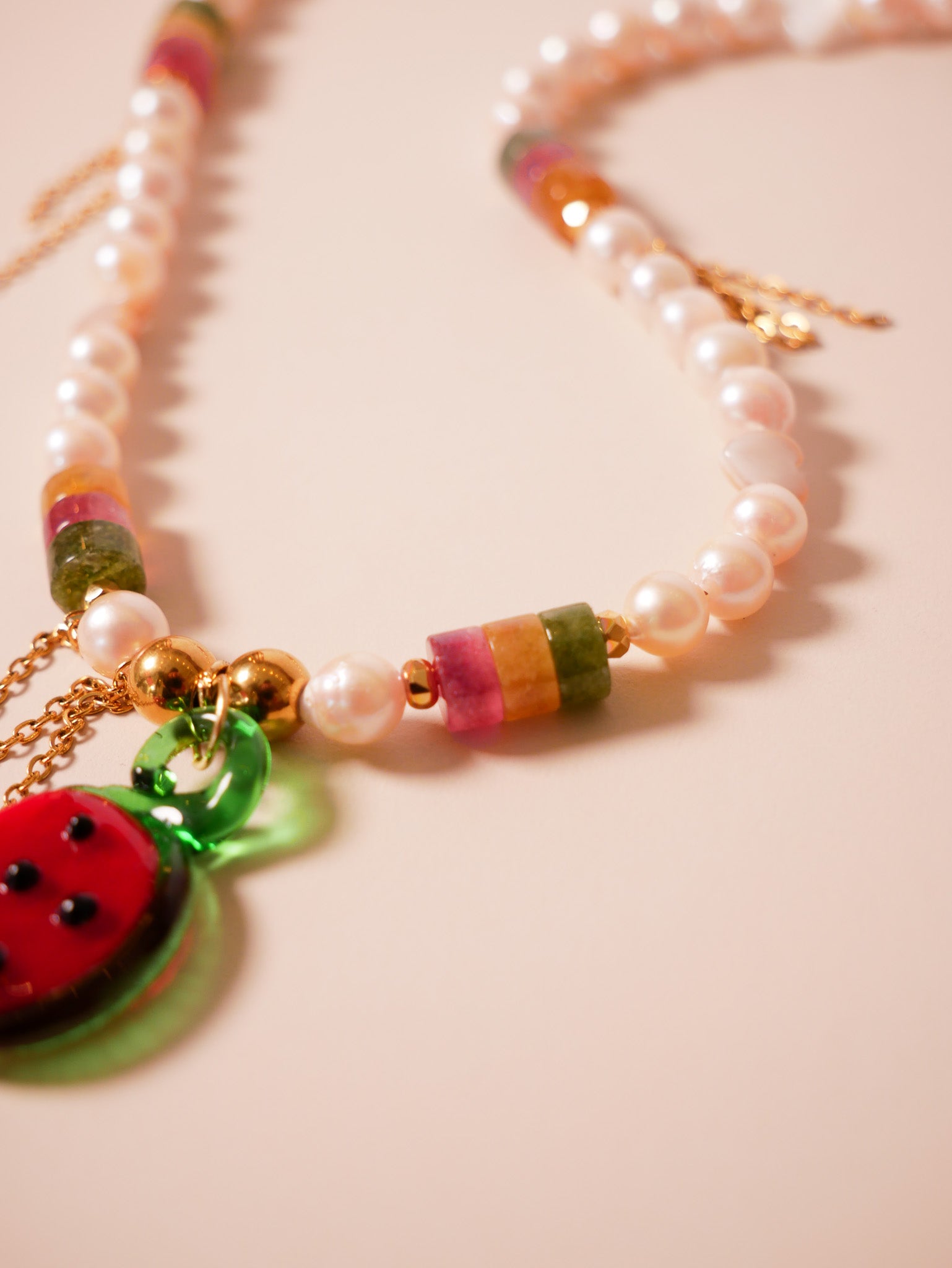 "Summer Melon" Perlenkette