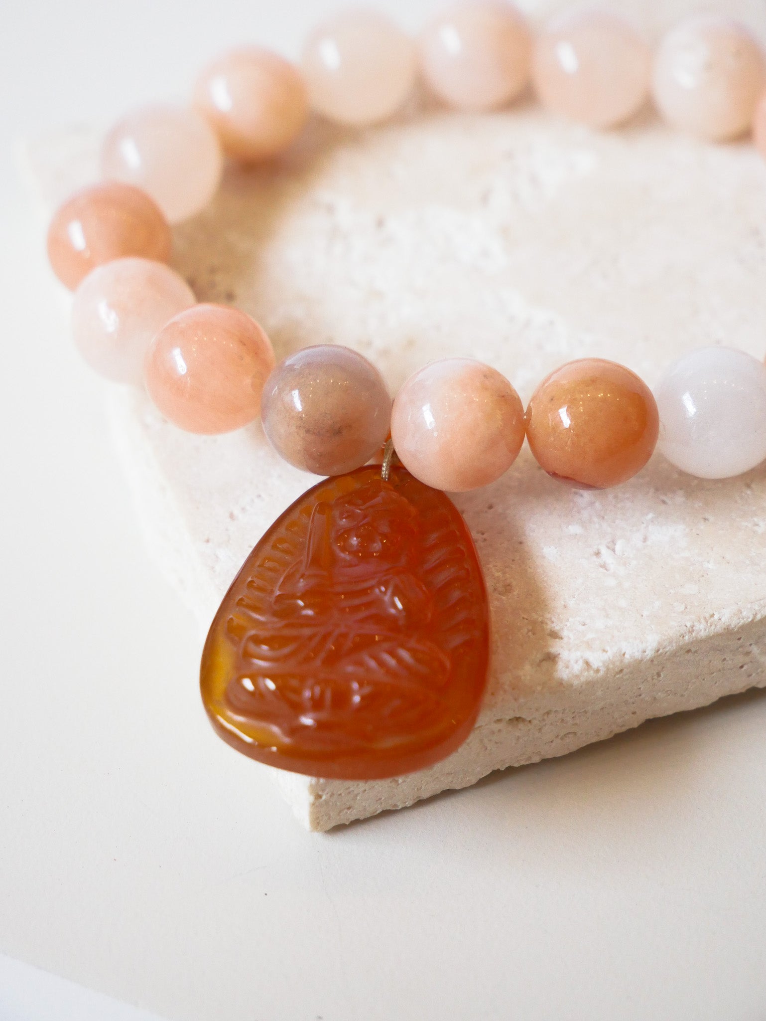 Calcitarmband "Buddha"