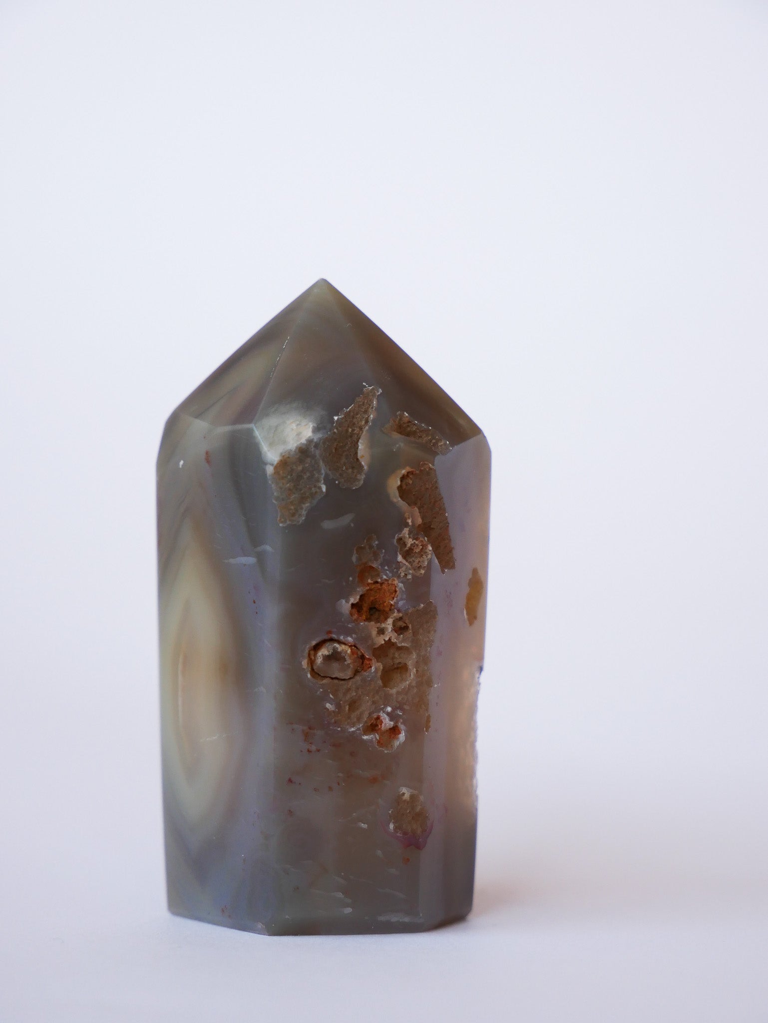 Druzy Achat Tower