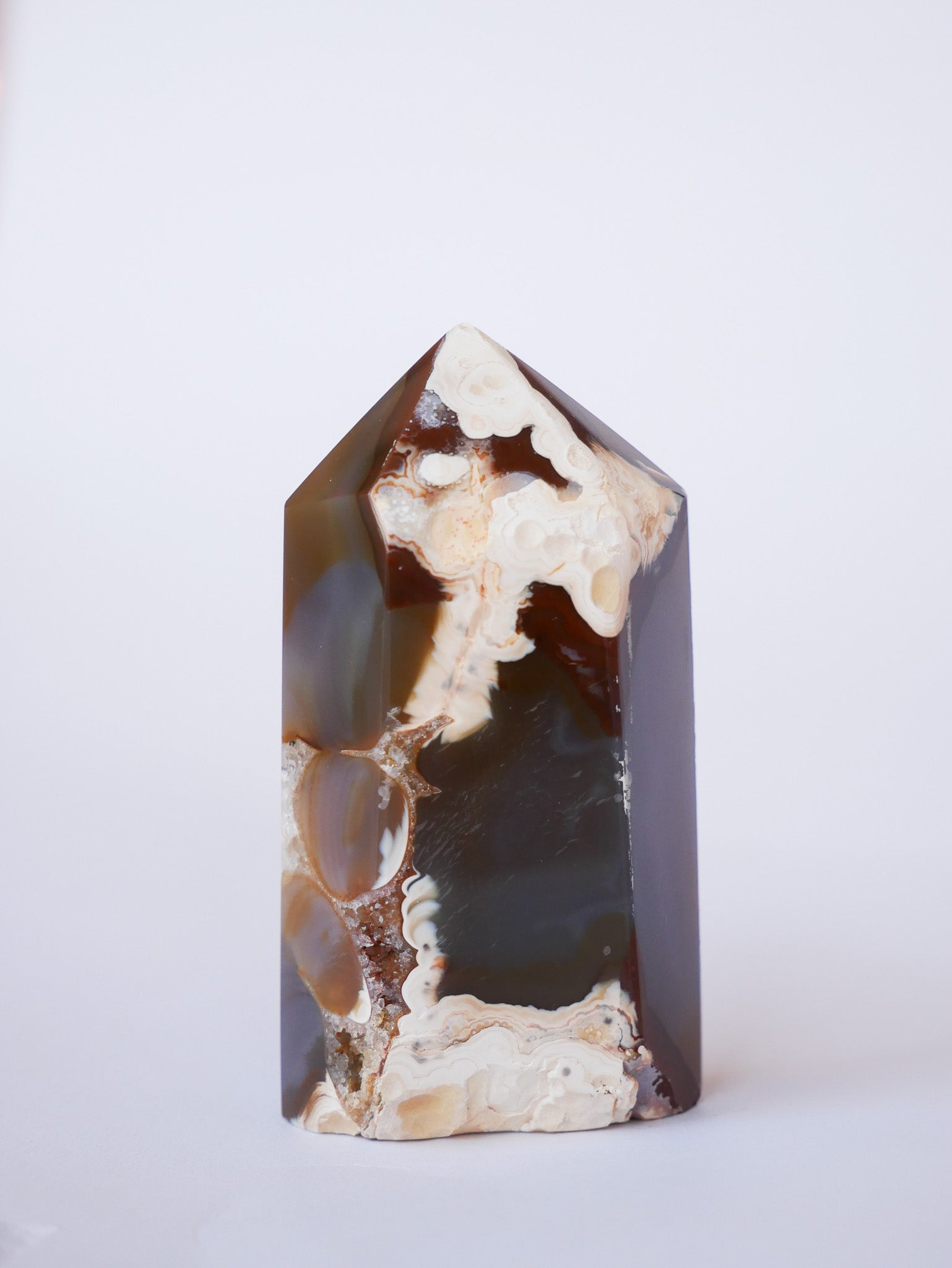Druzy Achat Tower