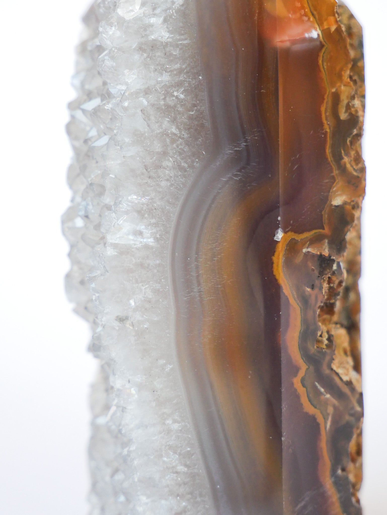 Druzy Achat Tower