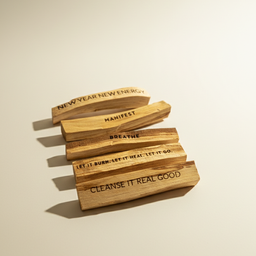 Palo Santo graviert