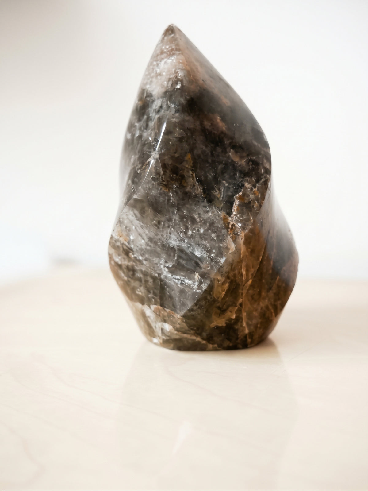 Schwarzer Mondstein Flame – Unikat, Bild 2