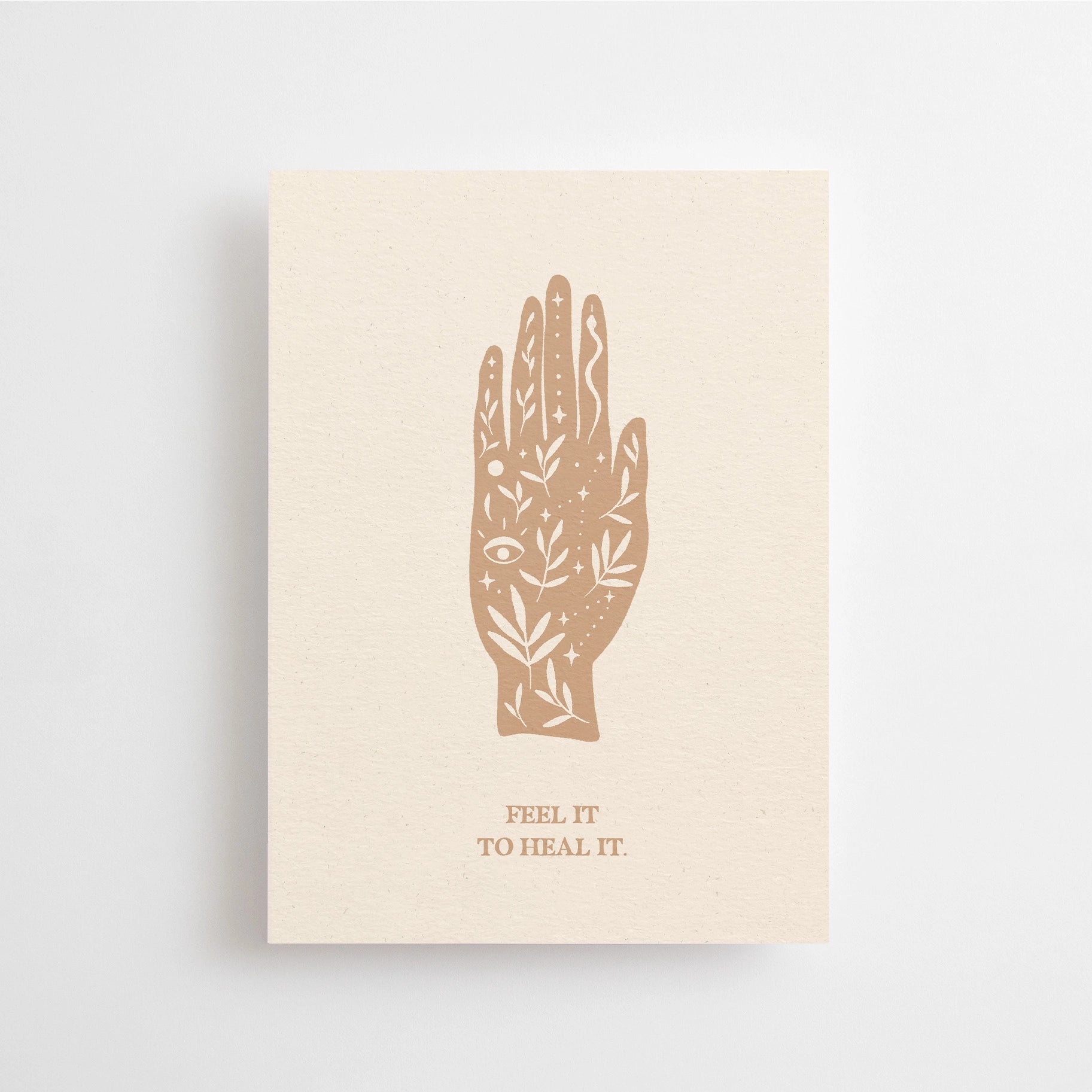 "Feel to Heal" Mini Karte