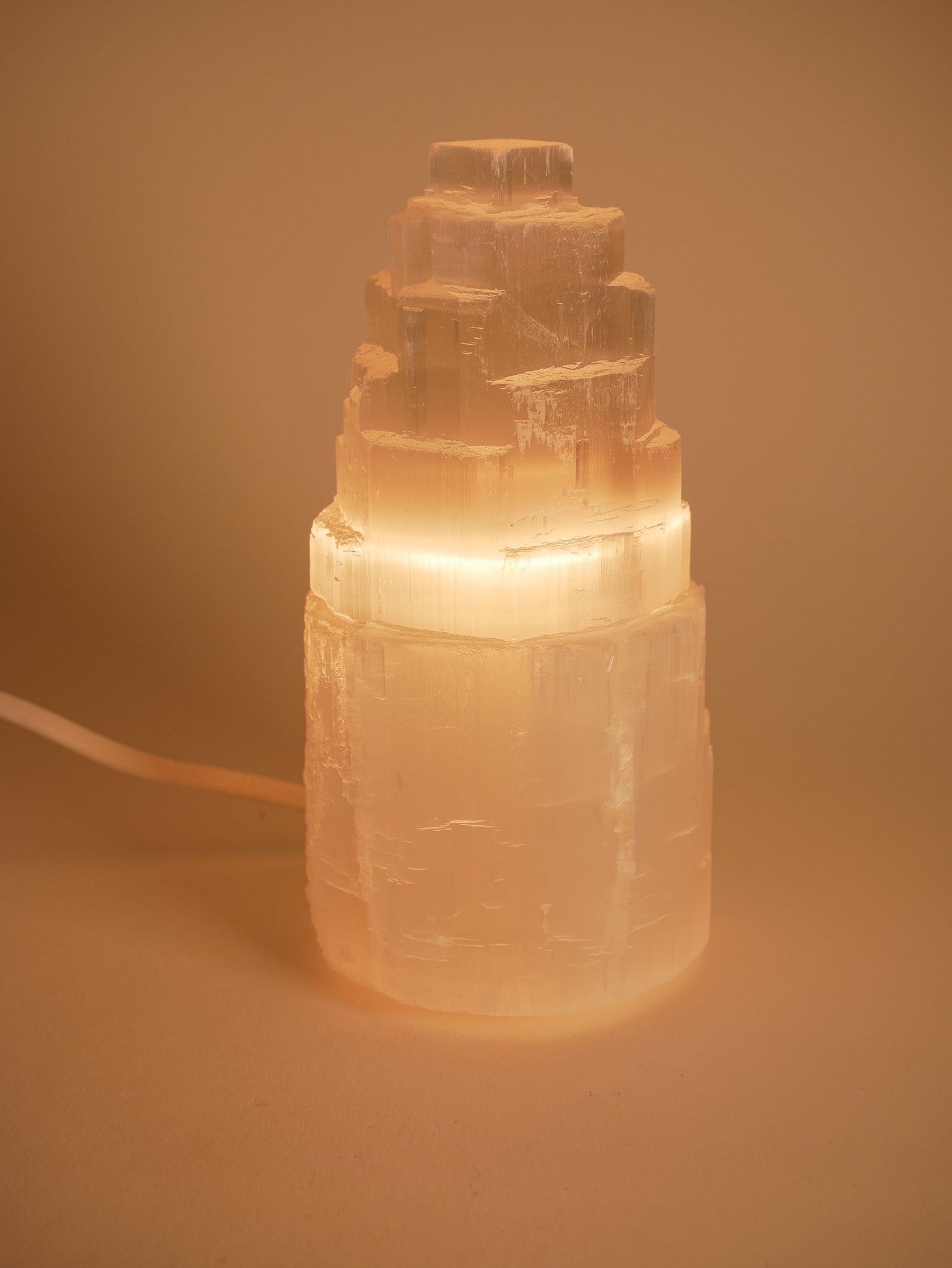 Selenit Lampe Klein