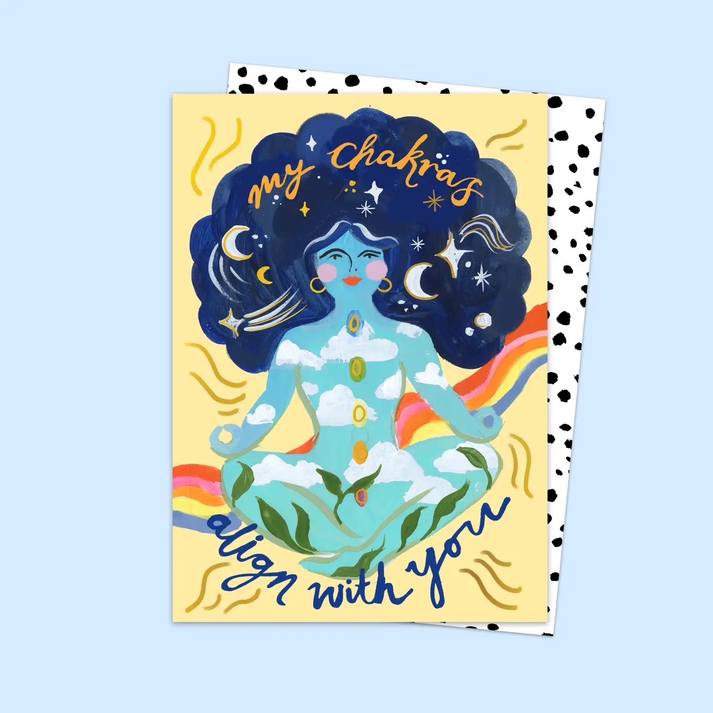 "My Chakras Align With You" Grußkarte