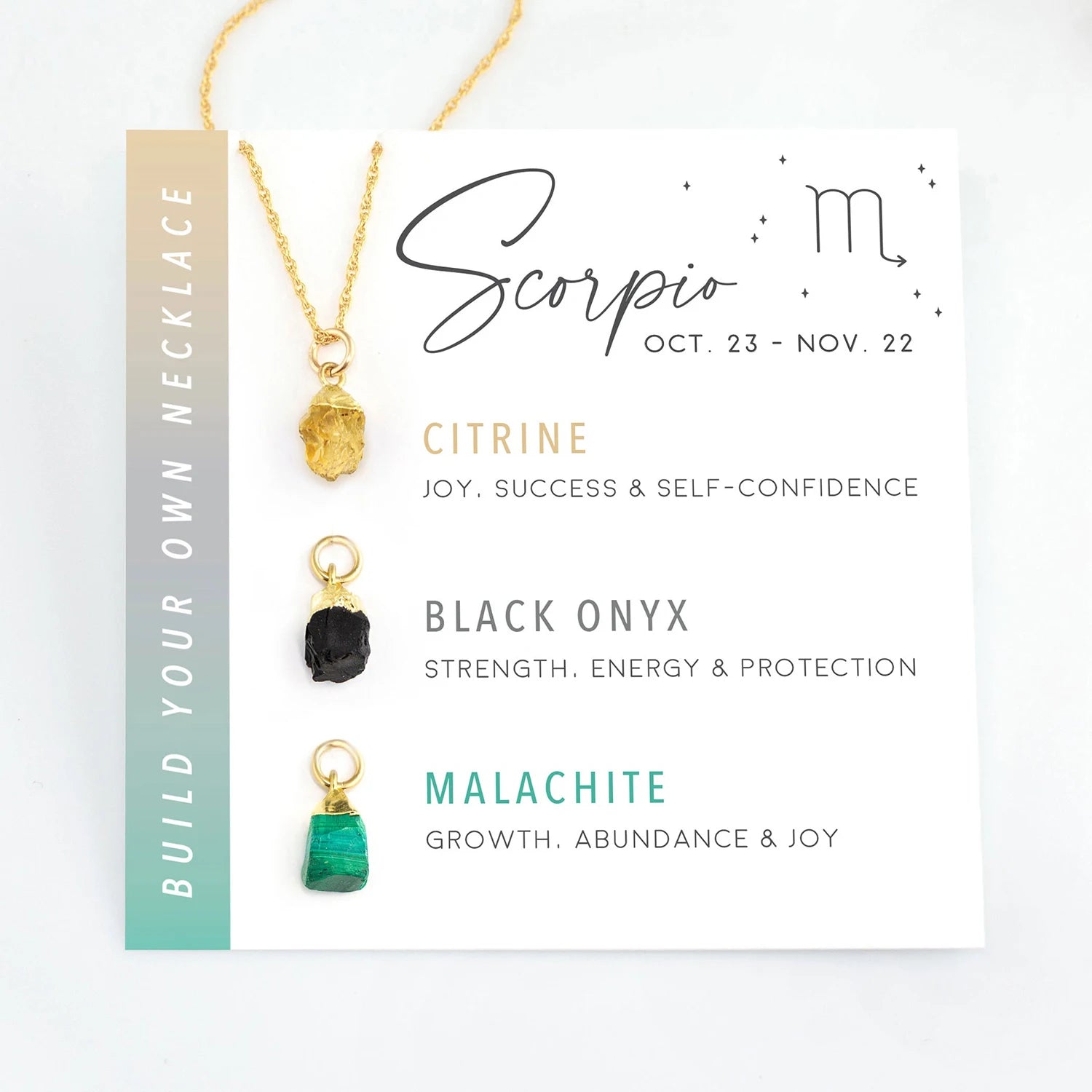 the great blossom Sternzeichen Skorpion Kette