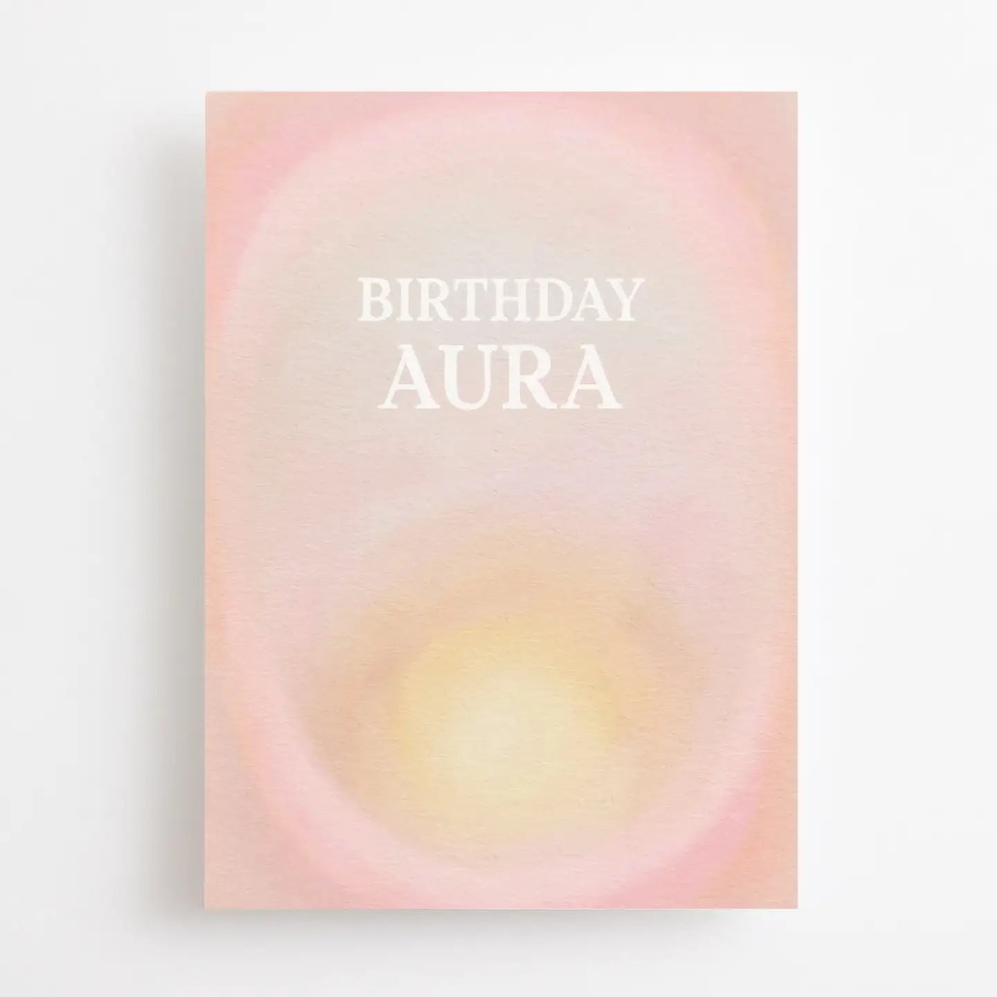 "Birthday Aura" Karte