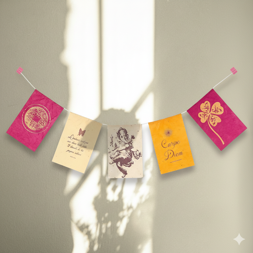 Wunschfahne "Glück"