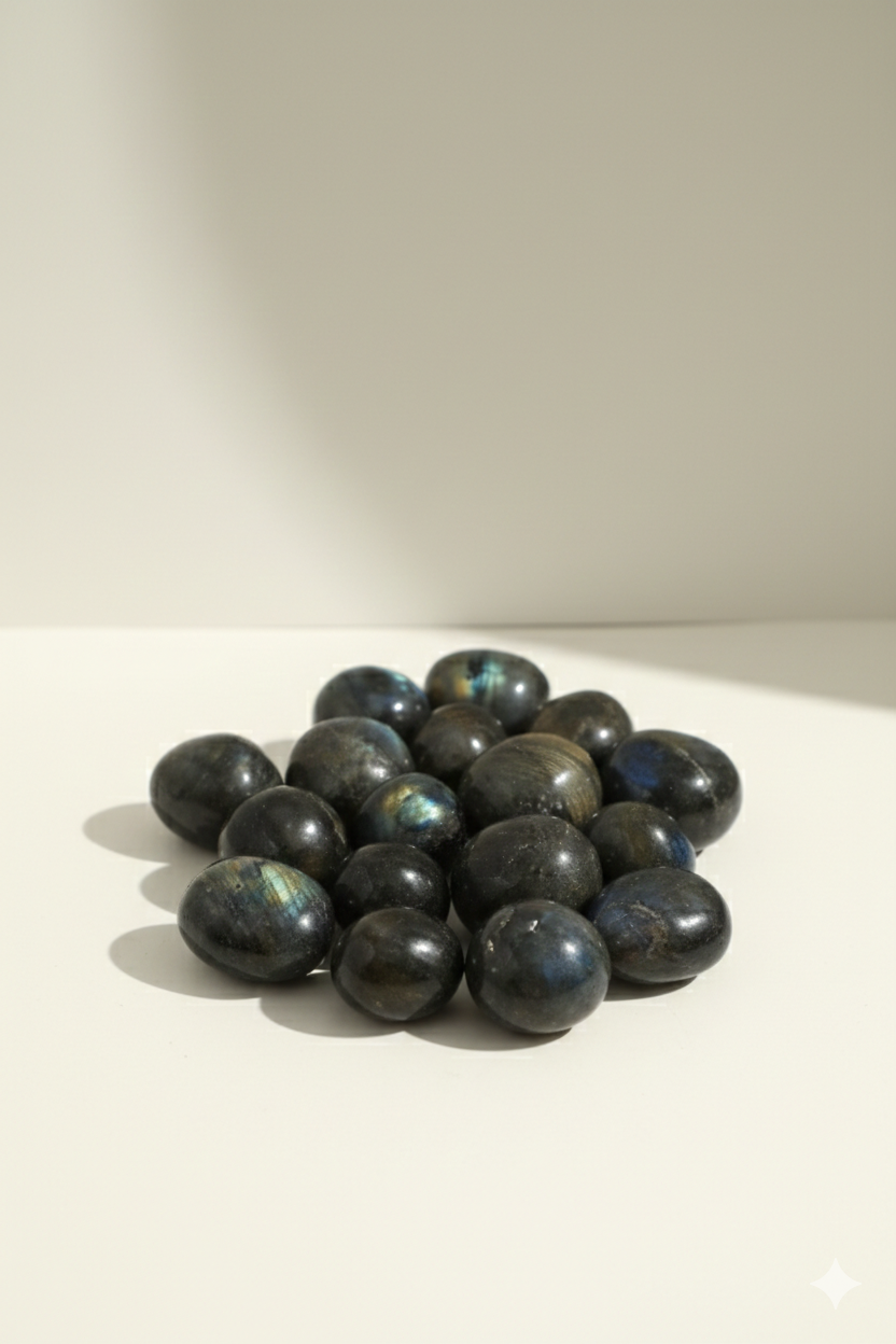 Labradorit Trommelstein