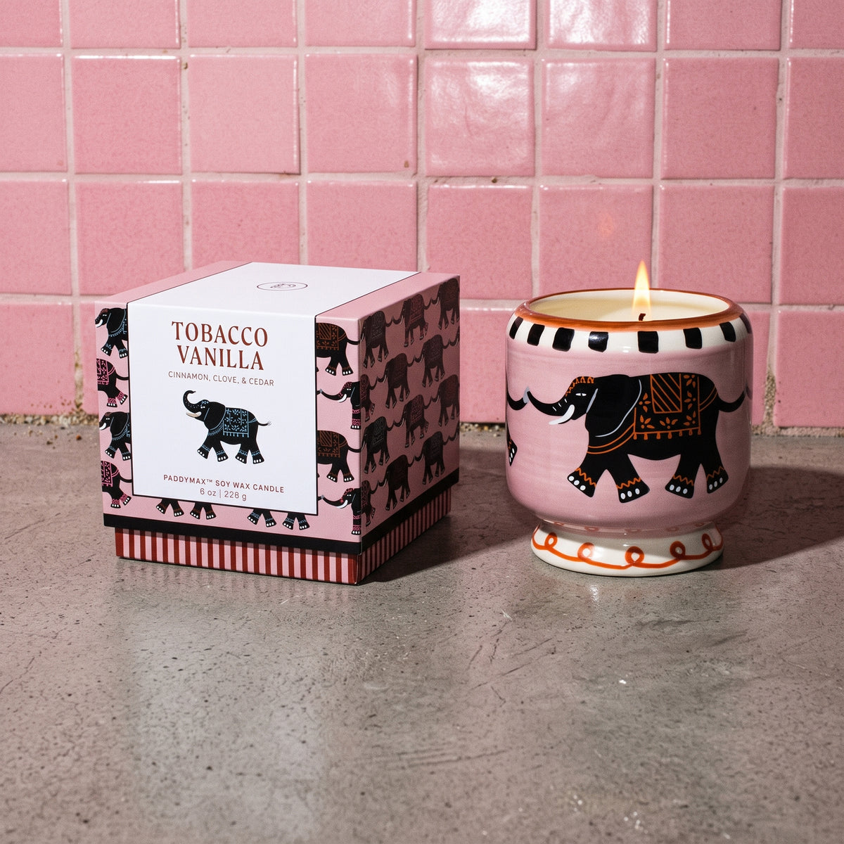 "Tobacco Vanilla" Duftkerze – Kerze mit Tabak & Vanille Duft