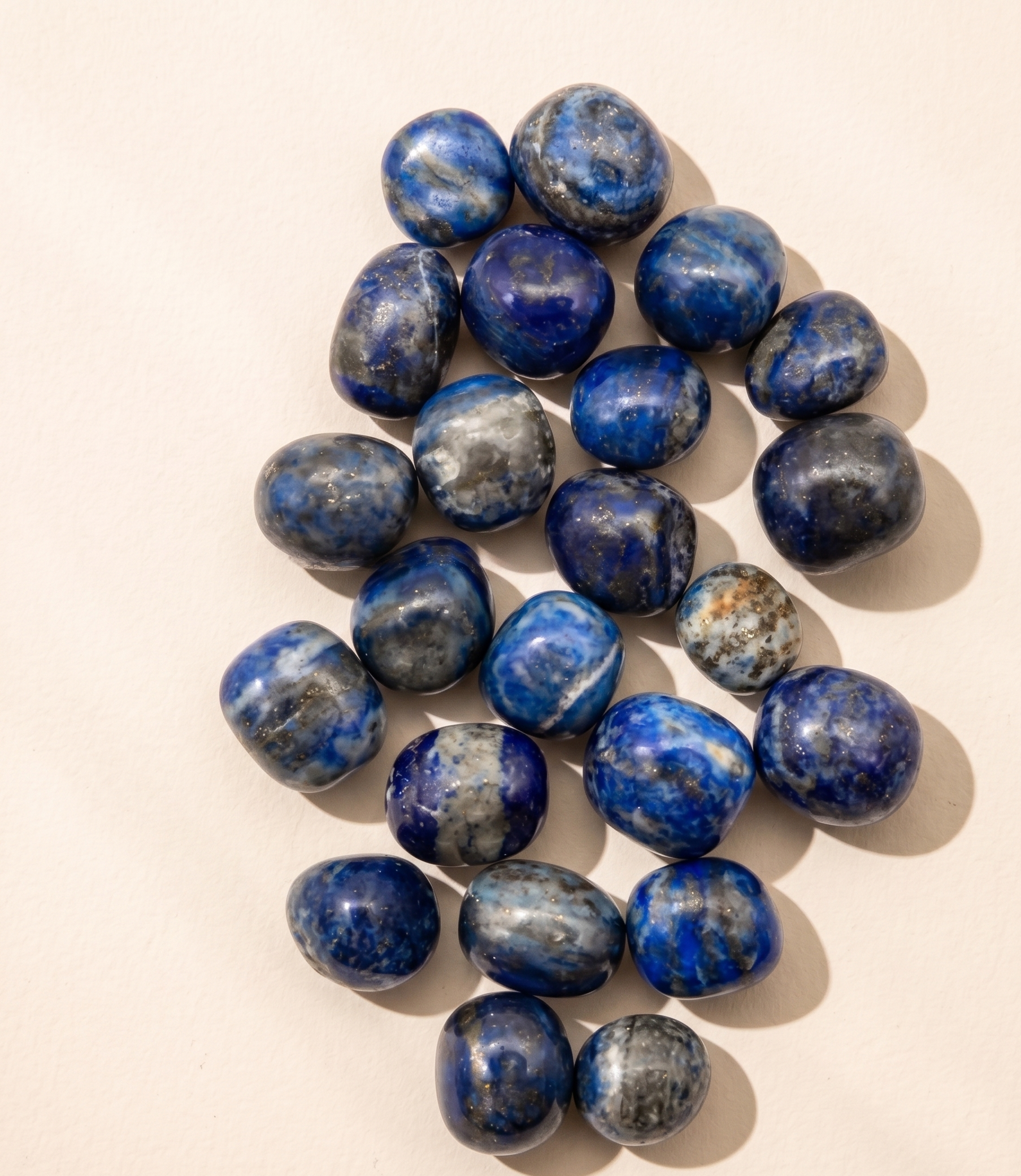 Lapislazuli Trommelstein
