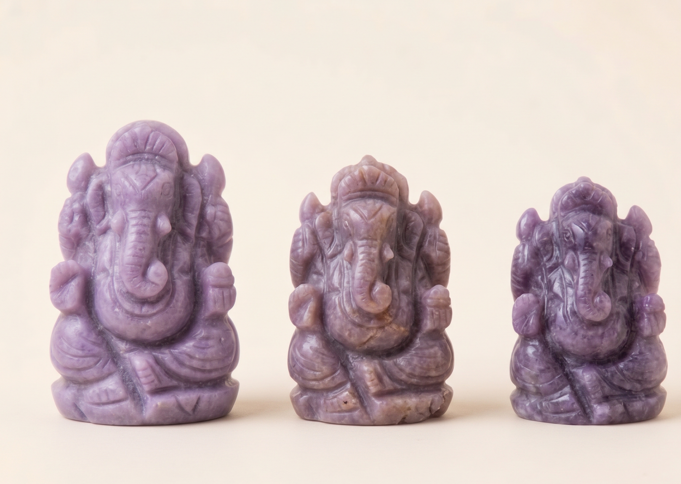 Mini Ganesha Lepidolith