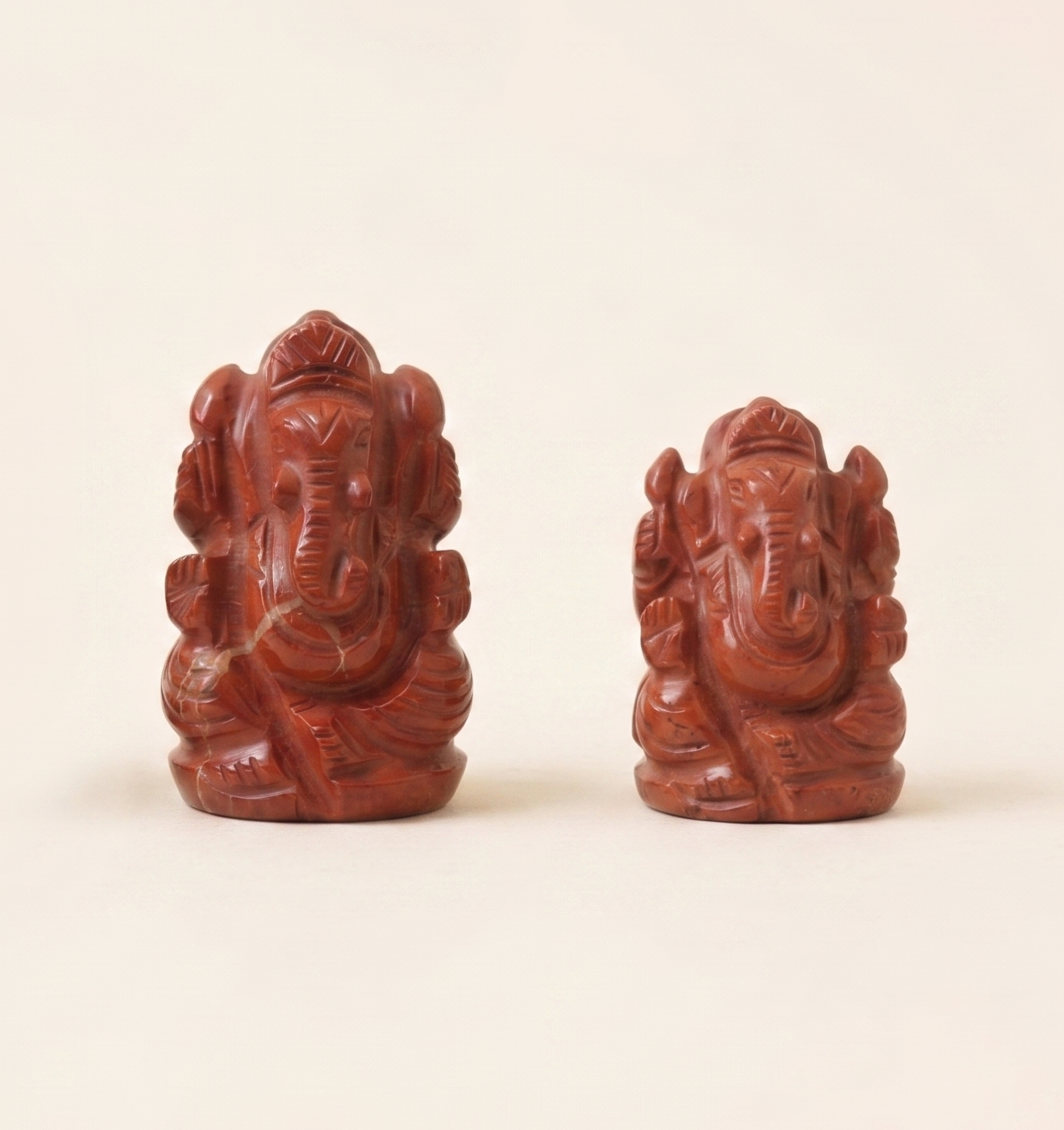 Mini Ganesha roter Jaspis