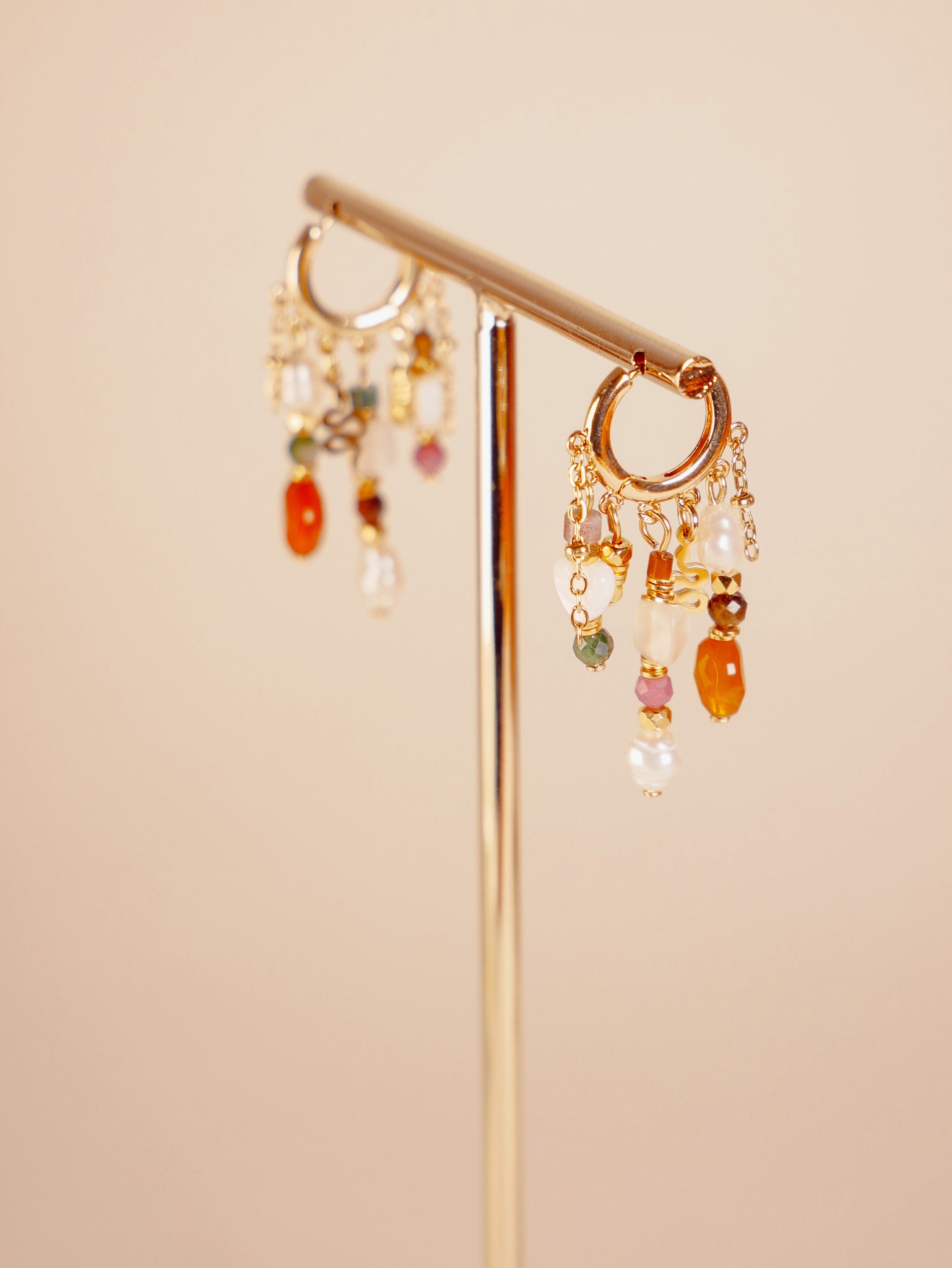 Ohrringe Ibiza Natursteine