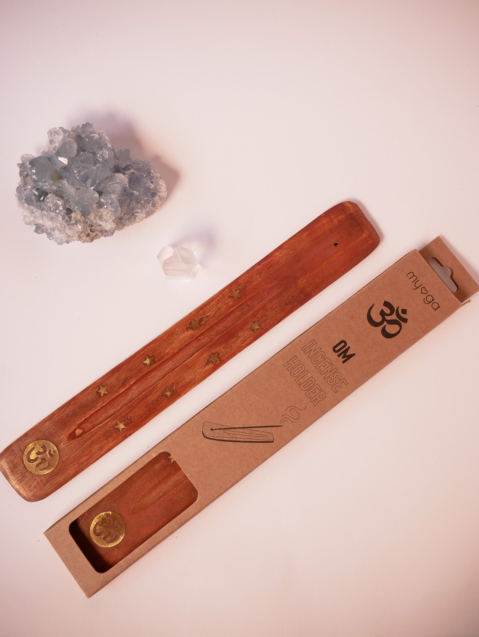 "Ohm" Schiffchen Räucherstäbchenhalter