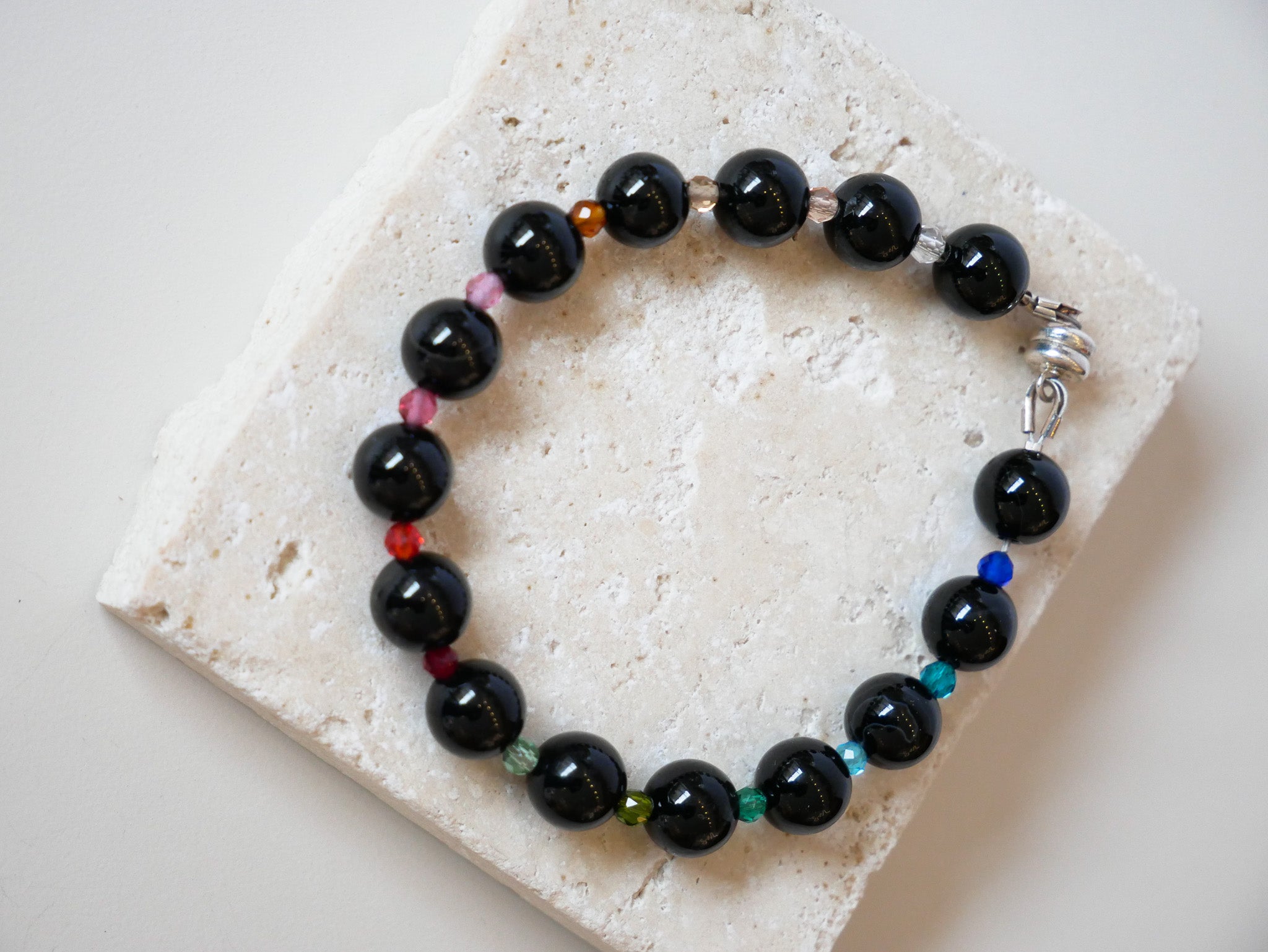 buntes Turmalinarmband