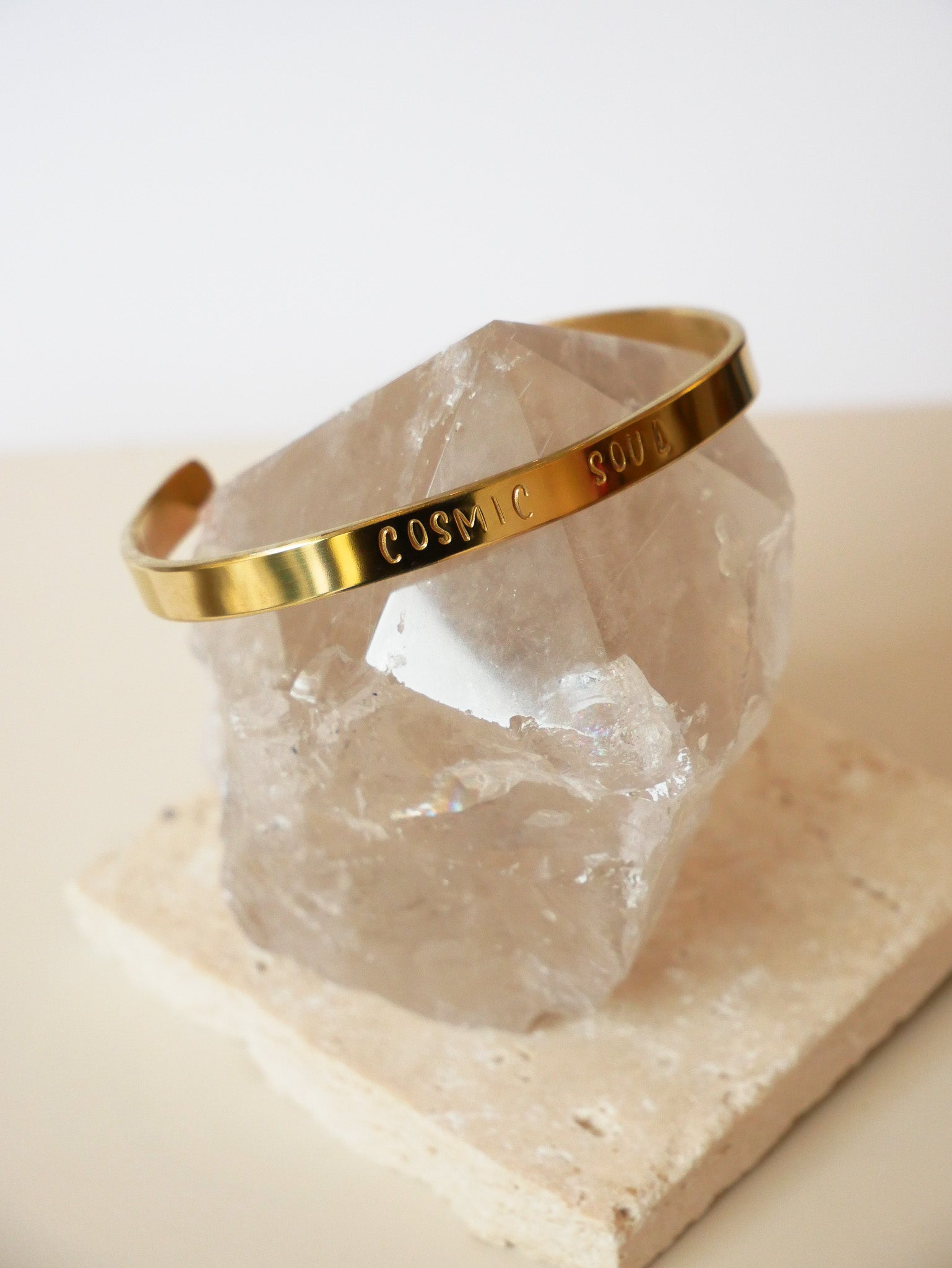 Mantra Armreif "COSMIC SOUL" gold