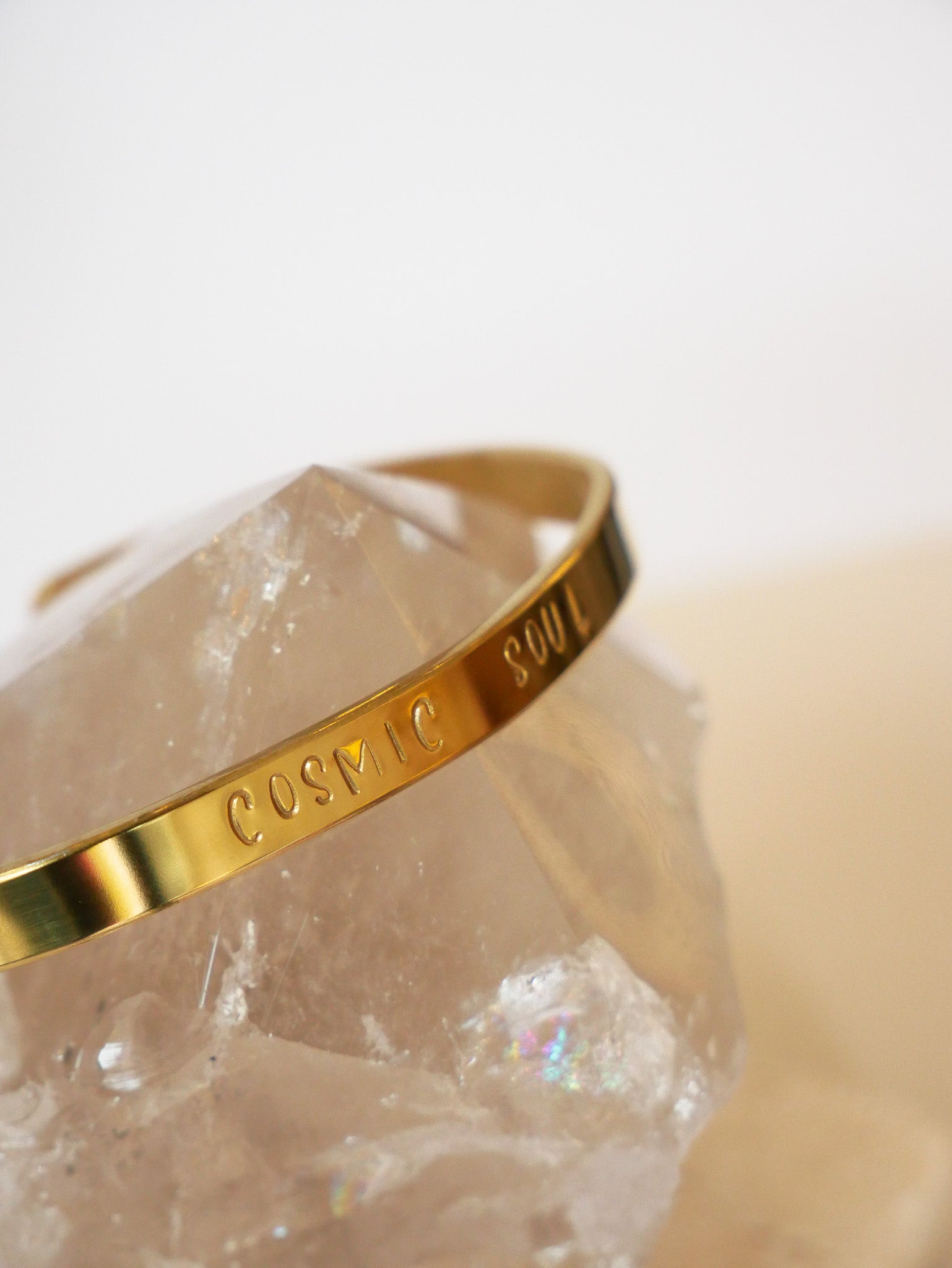 Mantra Armreif "COSMIC SOUL" gold