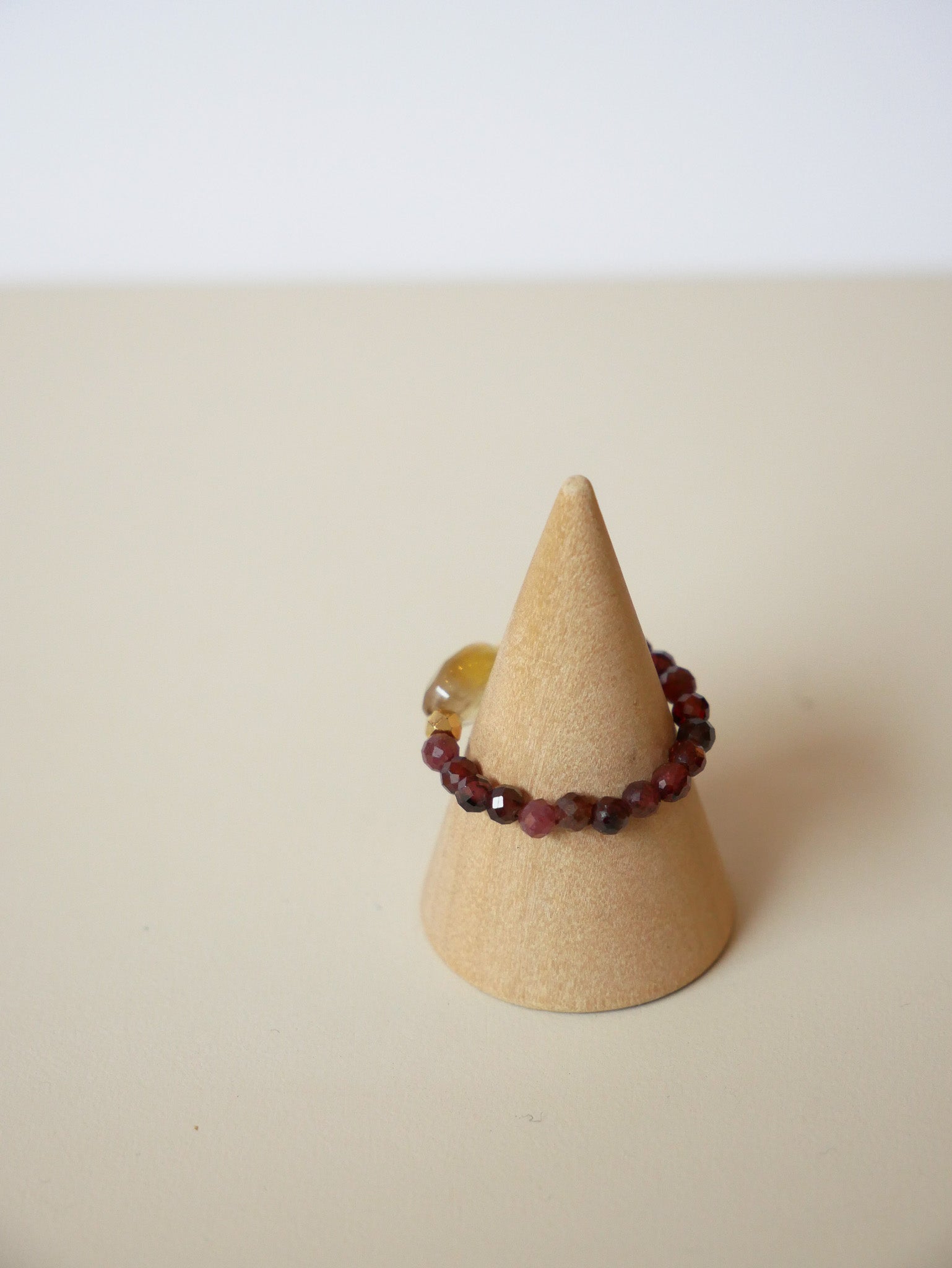 Granat-Karneol Ring