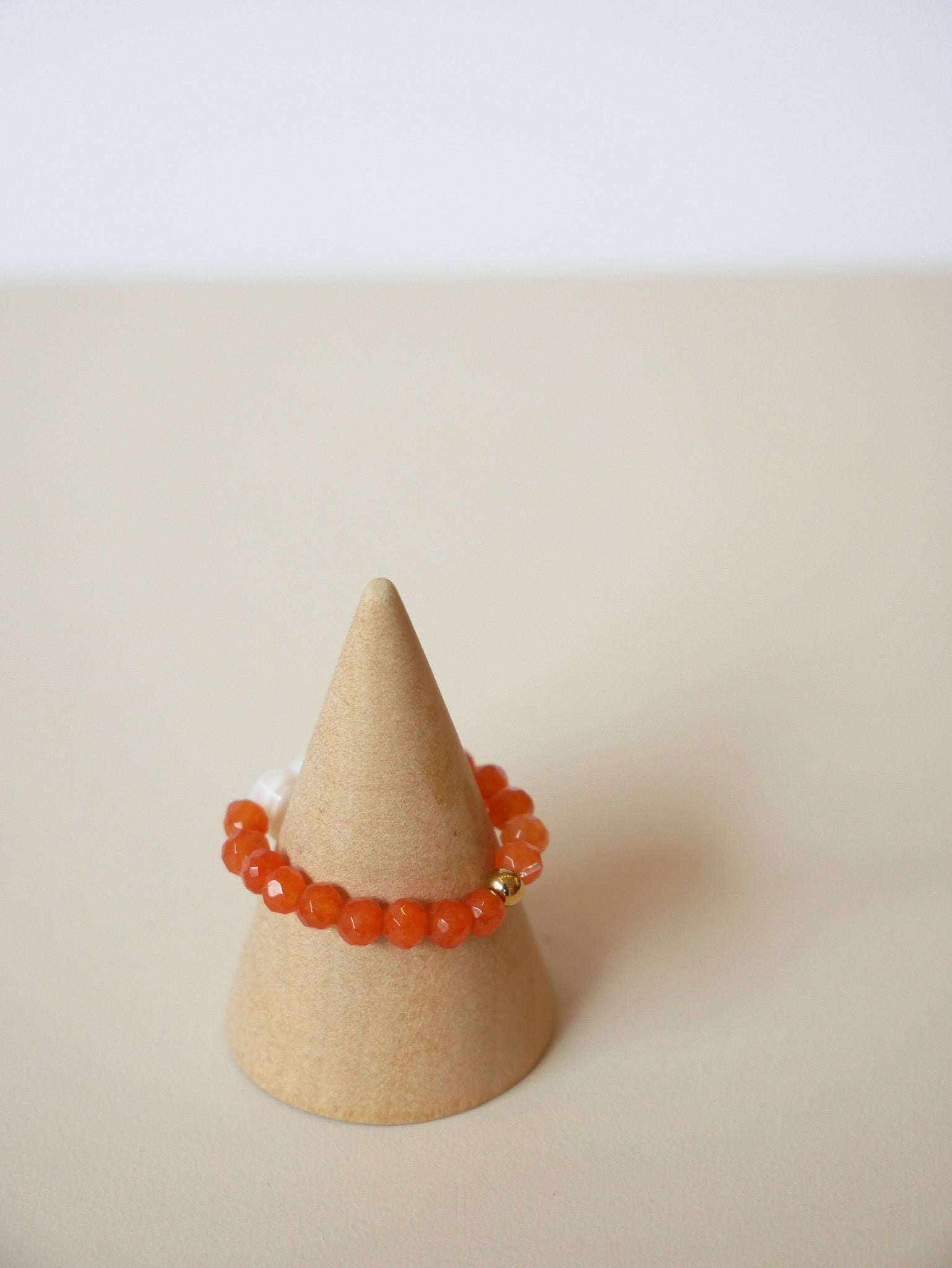 Calcit Ring mit Herz