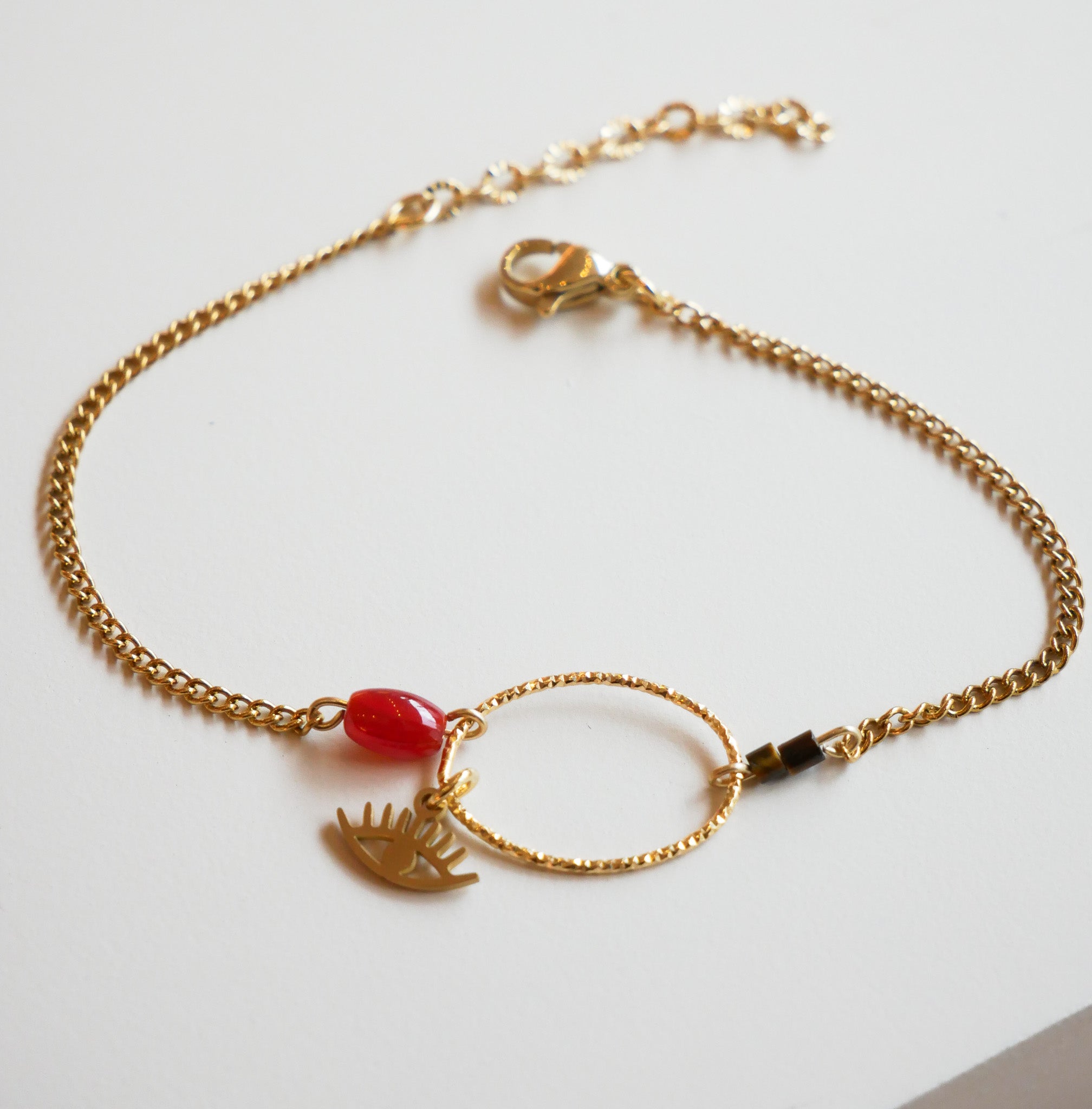 Filigranes Armband Karneol