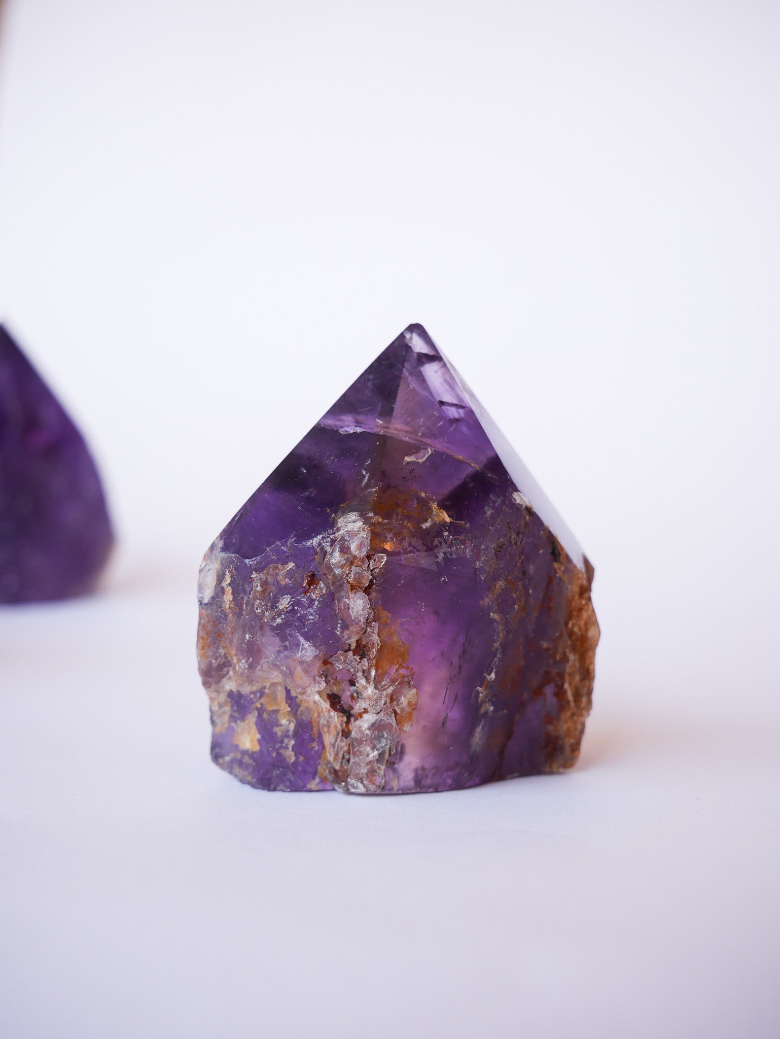 Amethyst Tower Spitze poliert