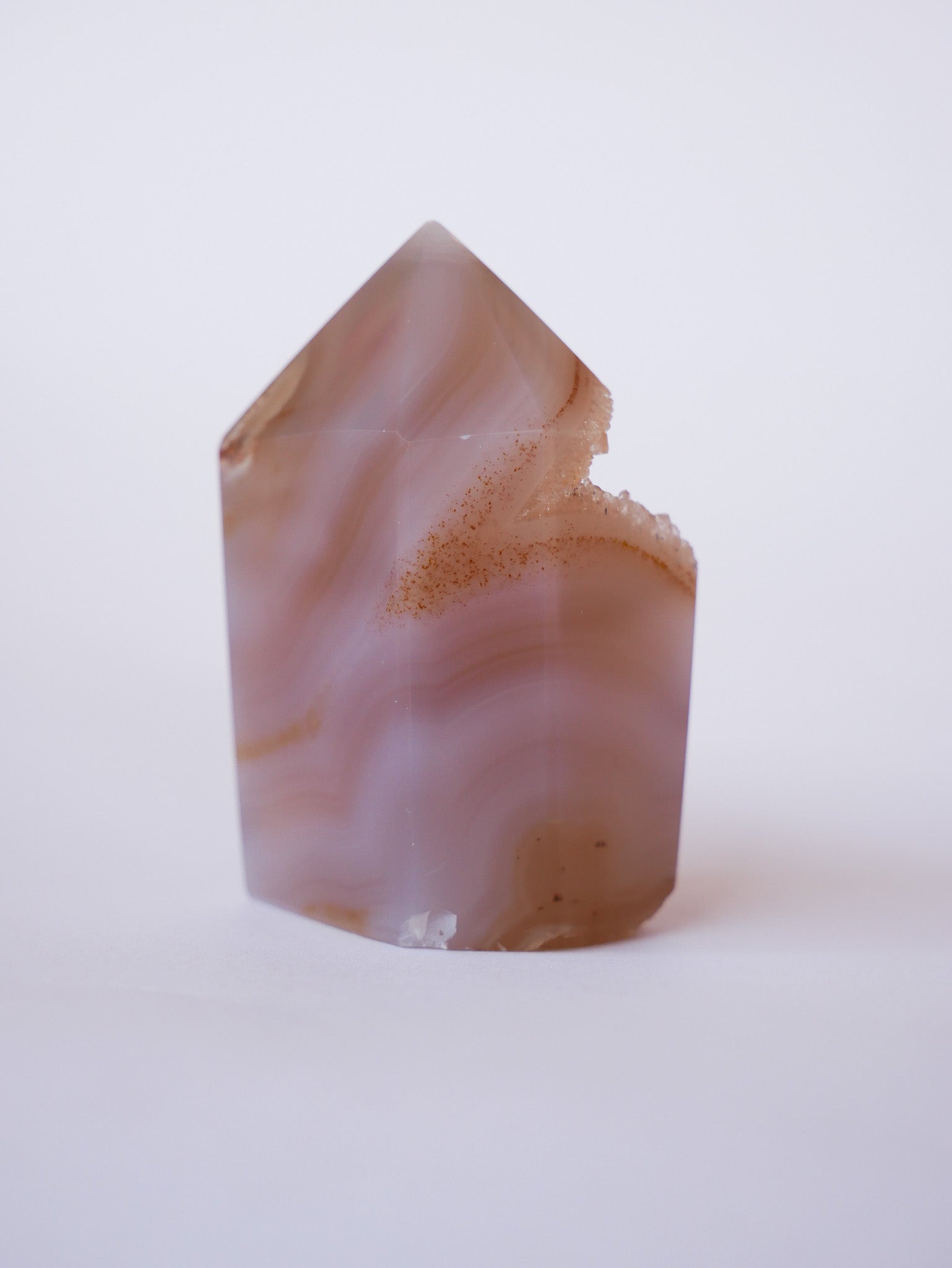Druzy Achat Tower