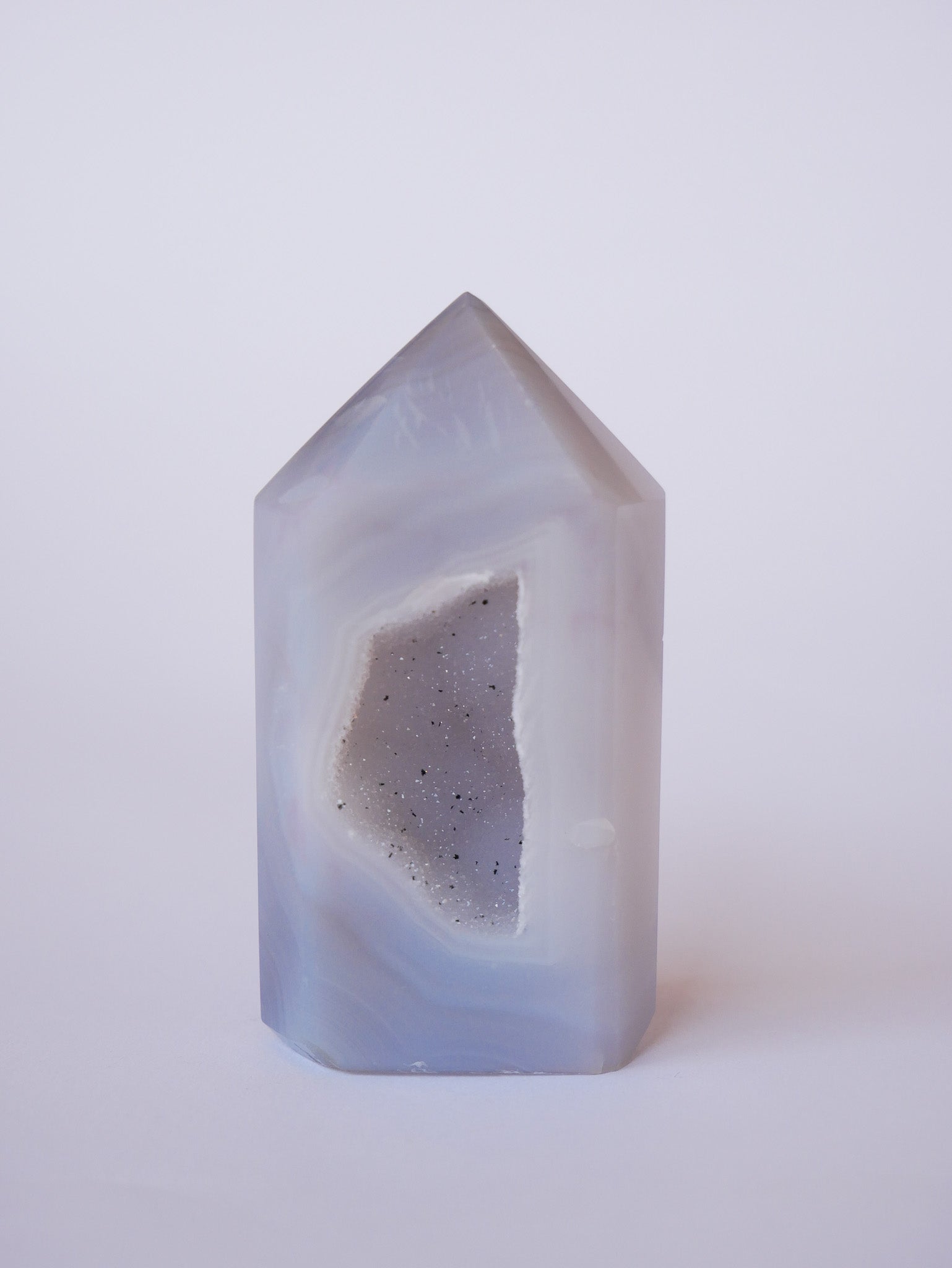 Druzy Achat Tower