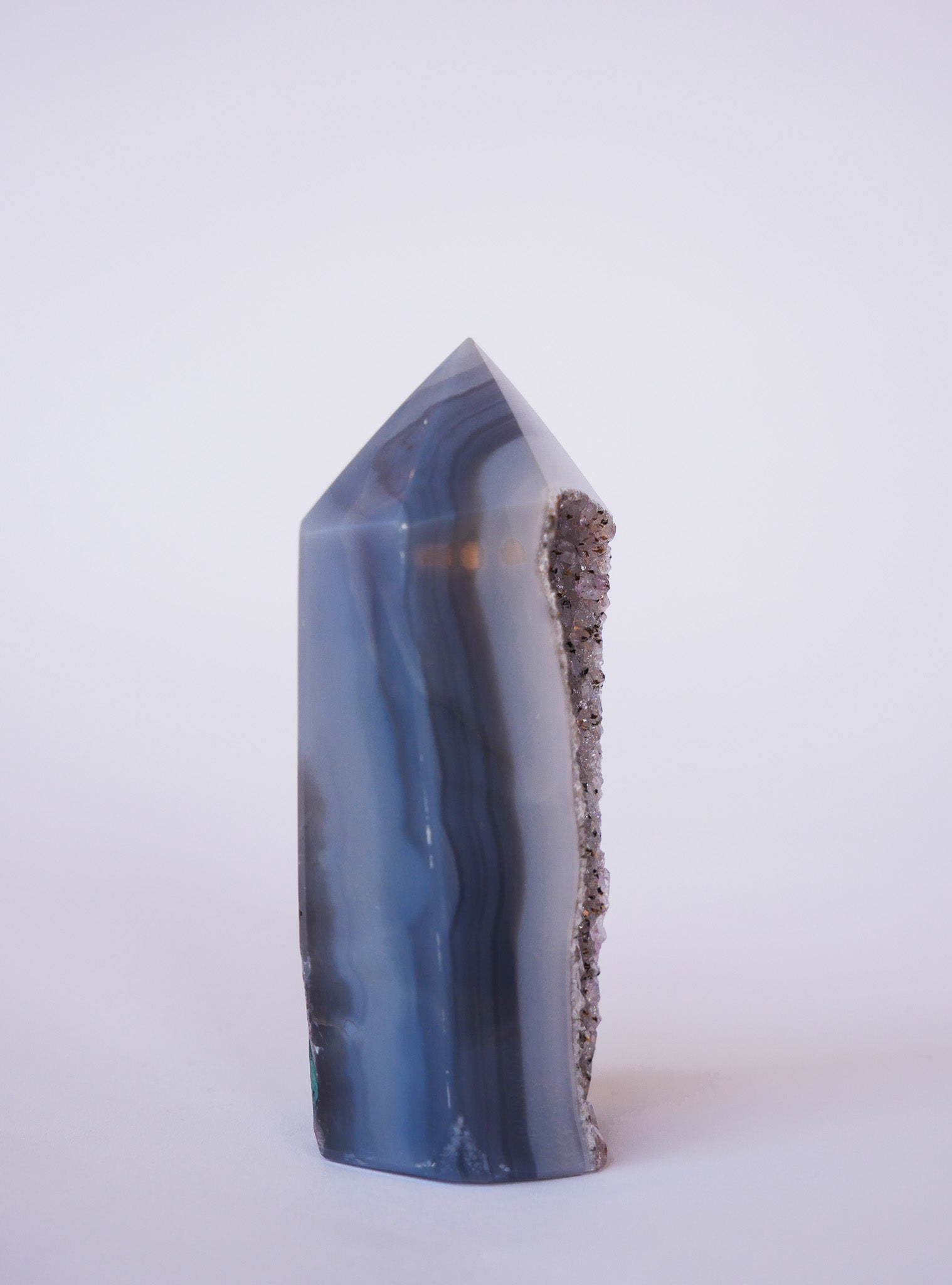 Druzy Achat Tower