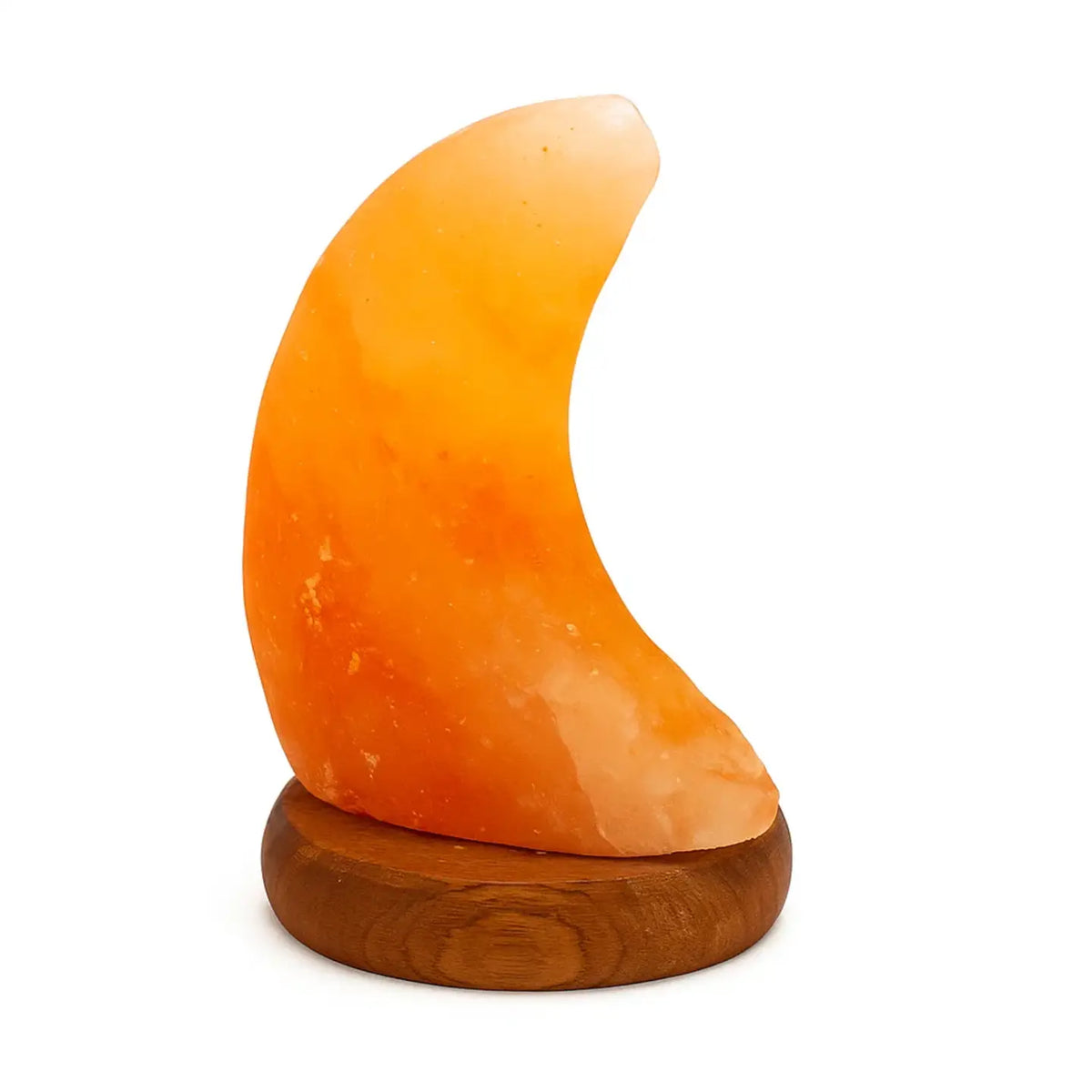 Salzlampe Halbmond klein – Salzkristall Lampe als Deko, Bild 2