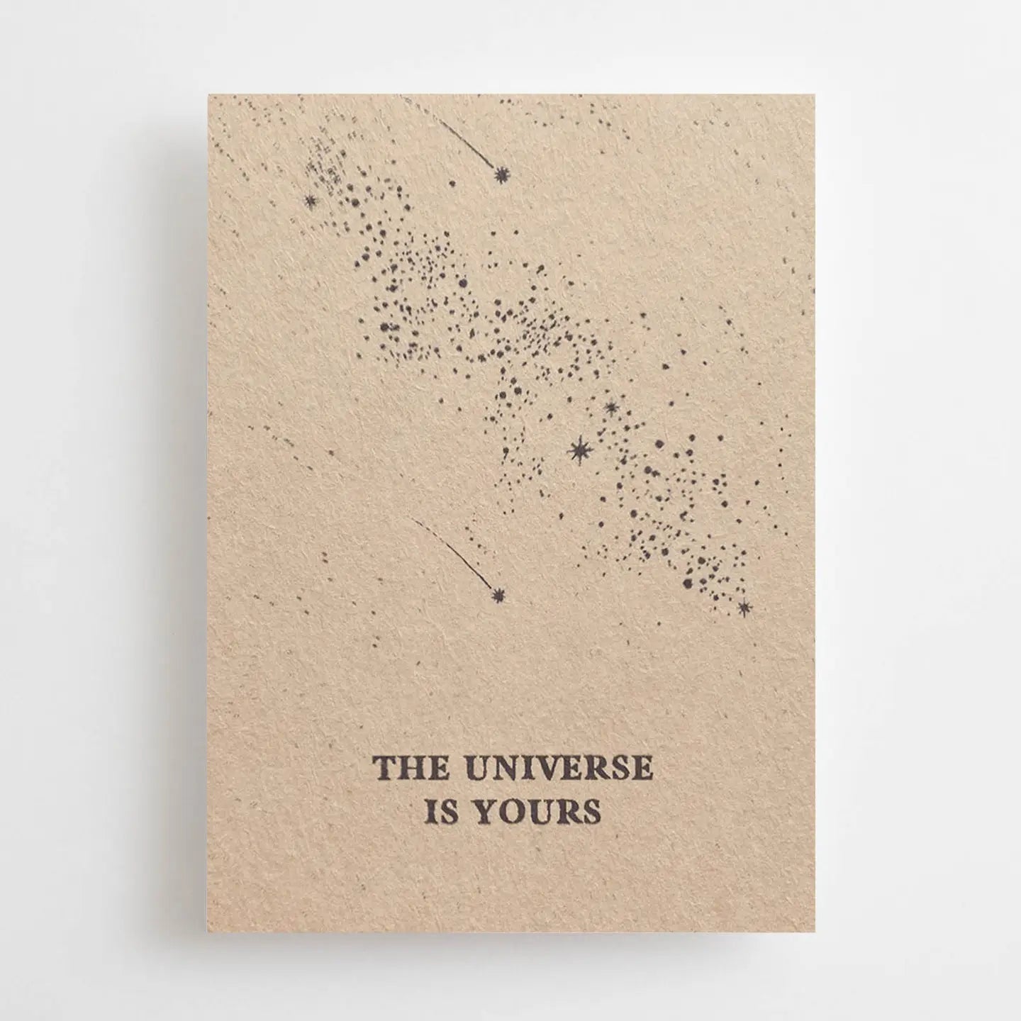 "Universe is yours" Mini Karte